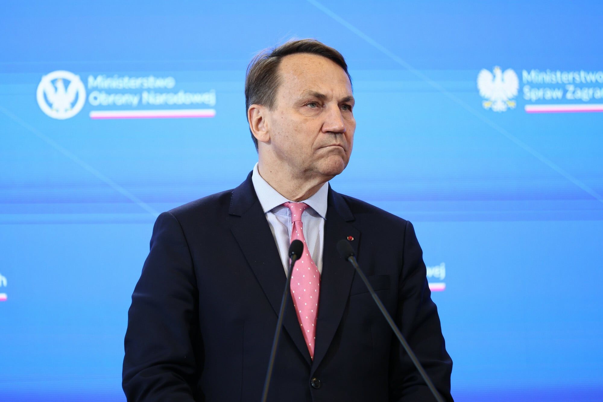 Konferencja prasowa wicepremierów Sikorskiego i Kosiniaka-Kamysza