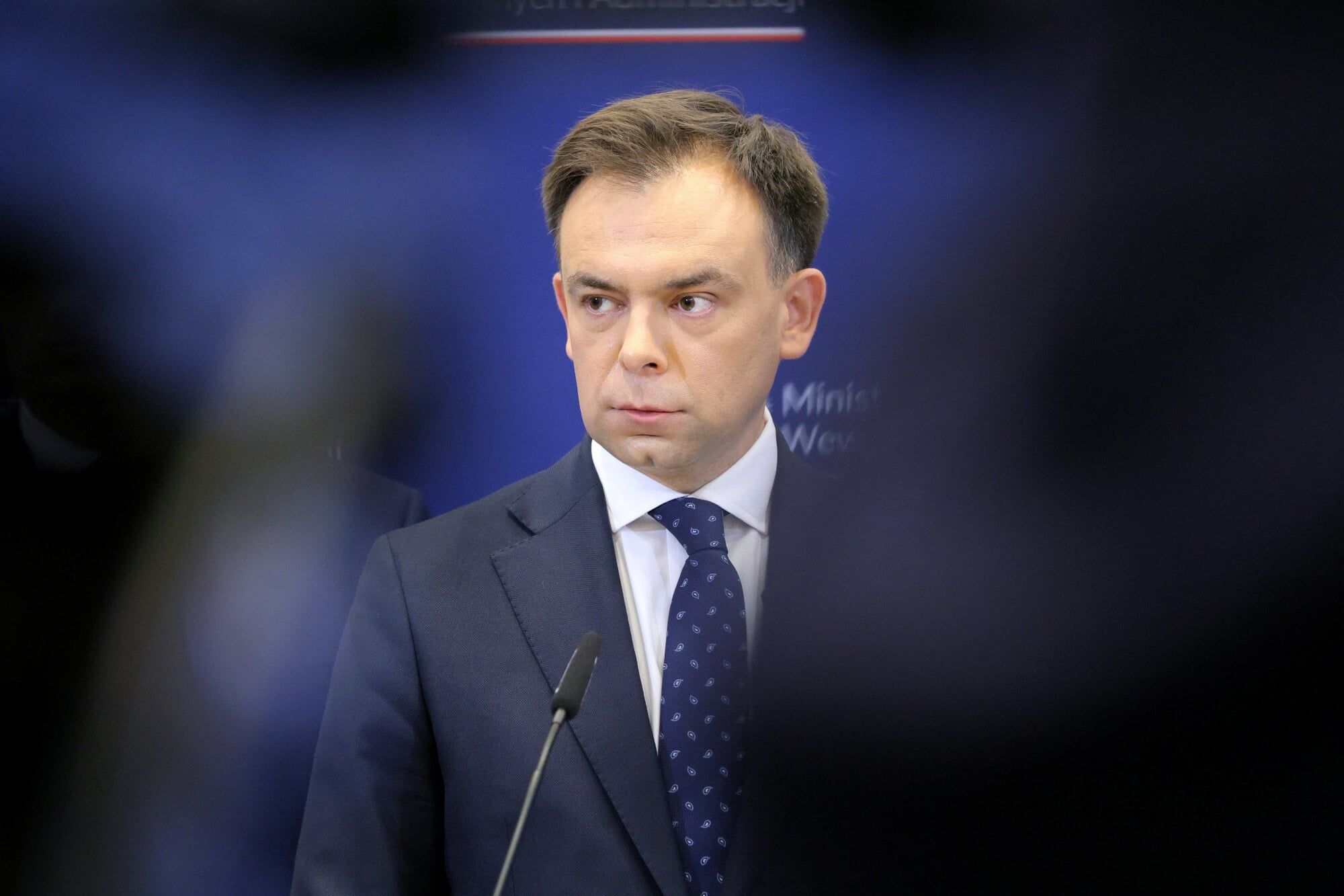 Minister finansów i gospodarki Andrzej Domański