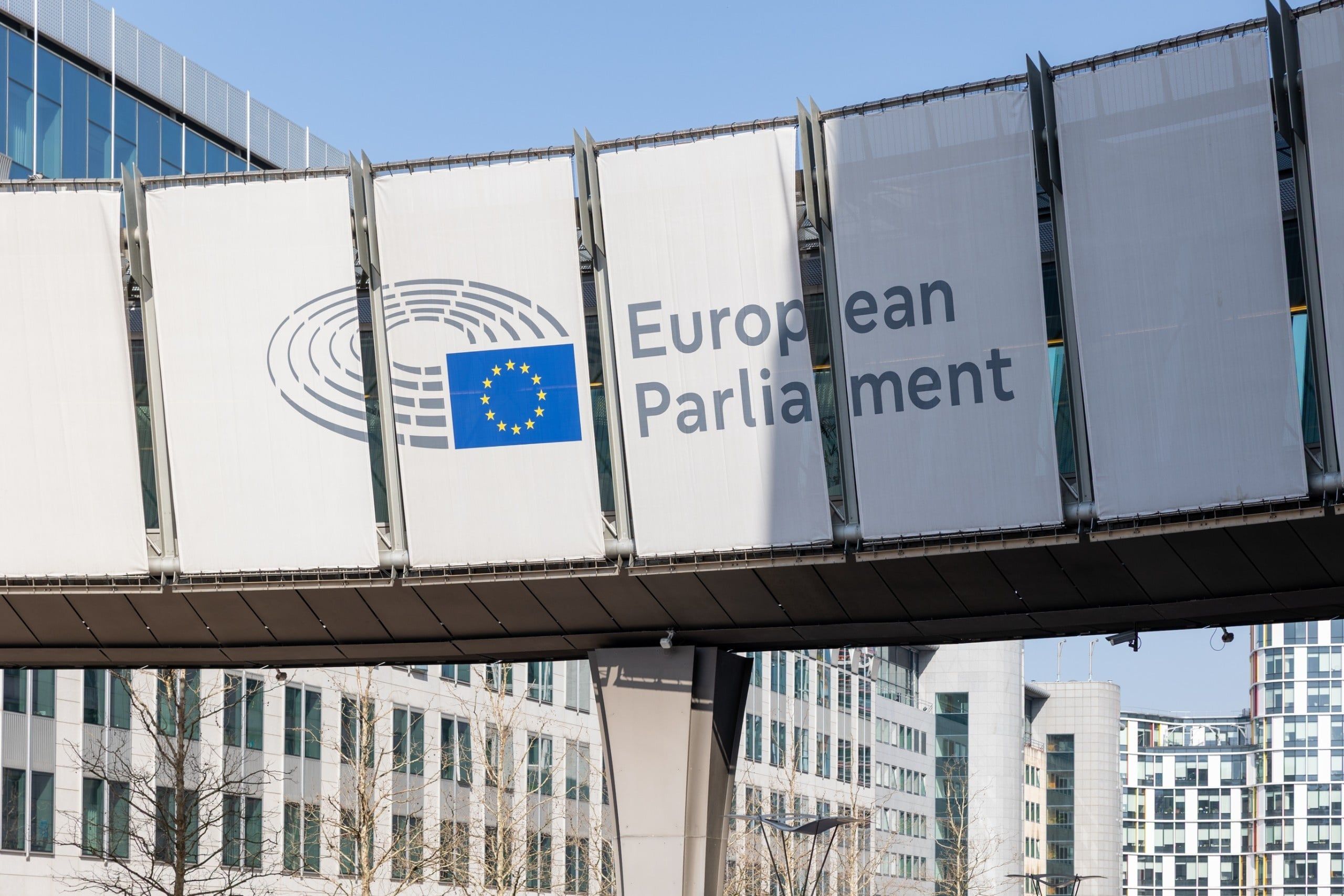 Bruselas,,Bélgica;,03,08,2026,European,Parliament,Logo,And,Sign