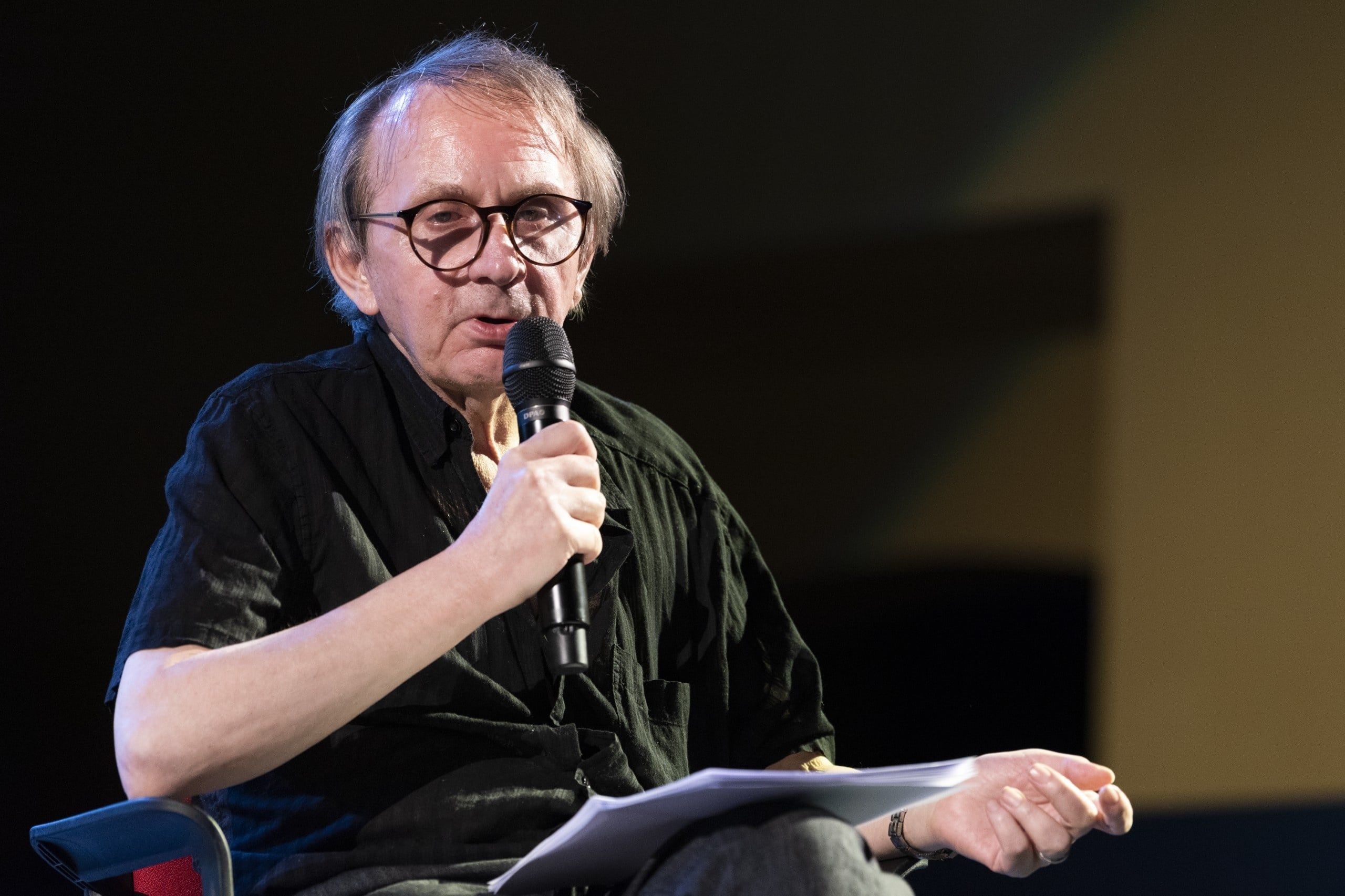 Michel Houellebecq At An Event