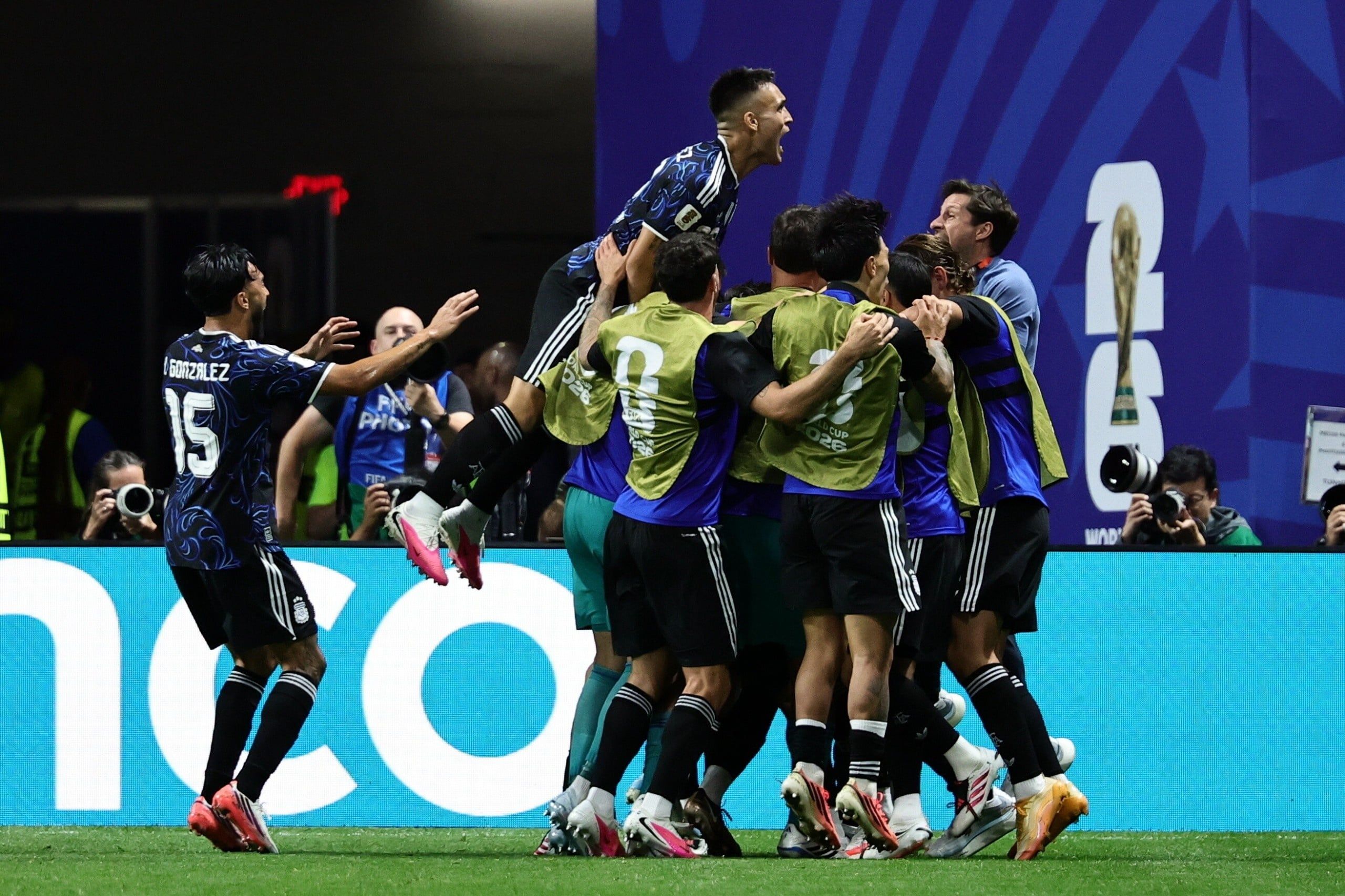 Mundial 2026. Radość Argentyńczyków po wyrównaniu