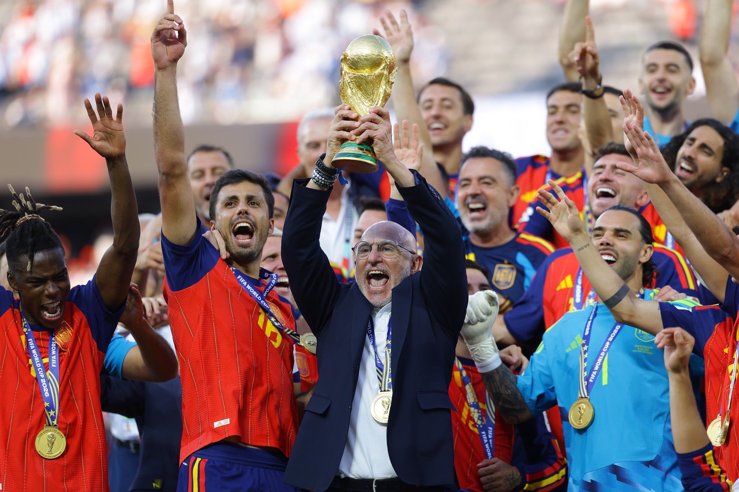 Luis de la Fuente świętuje sukces na mundialu 2026