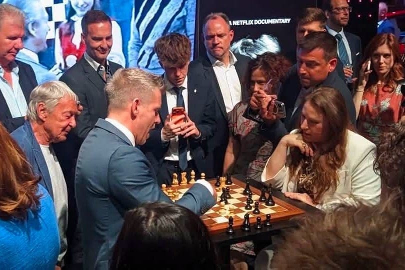 Peter Magyar i Judit Polgar