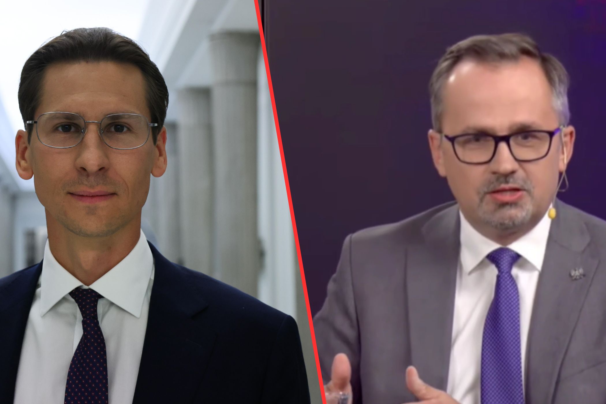 Kacper Płażyński i Marcin Horała