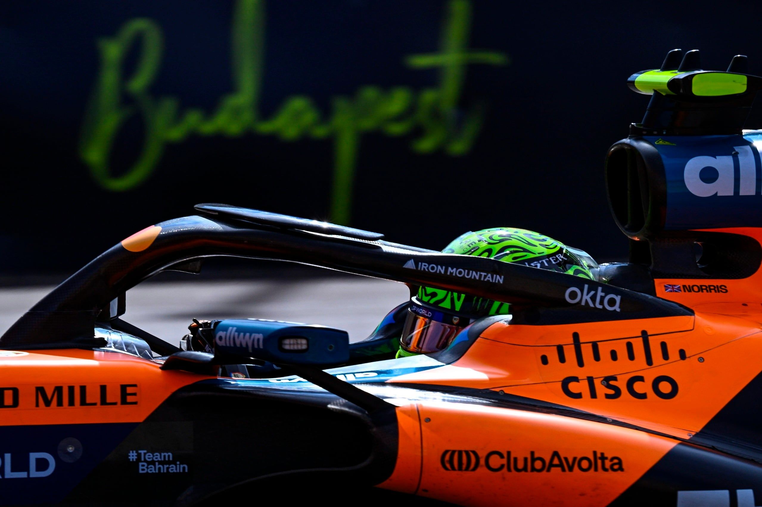 Lando Norris podczas kwalifikacji do GP Węgier