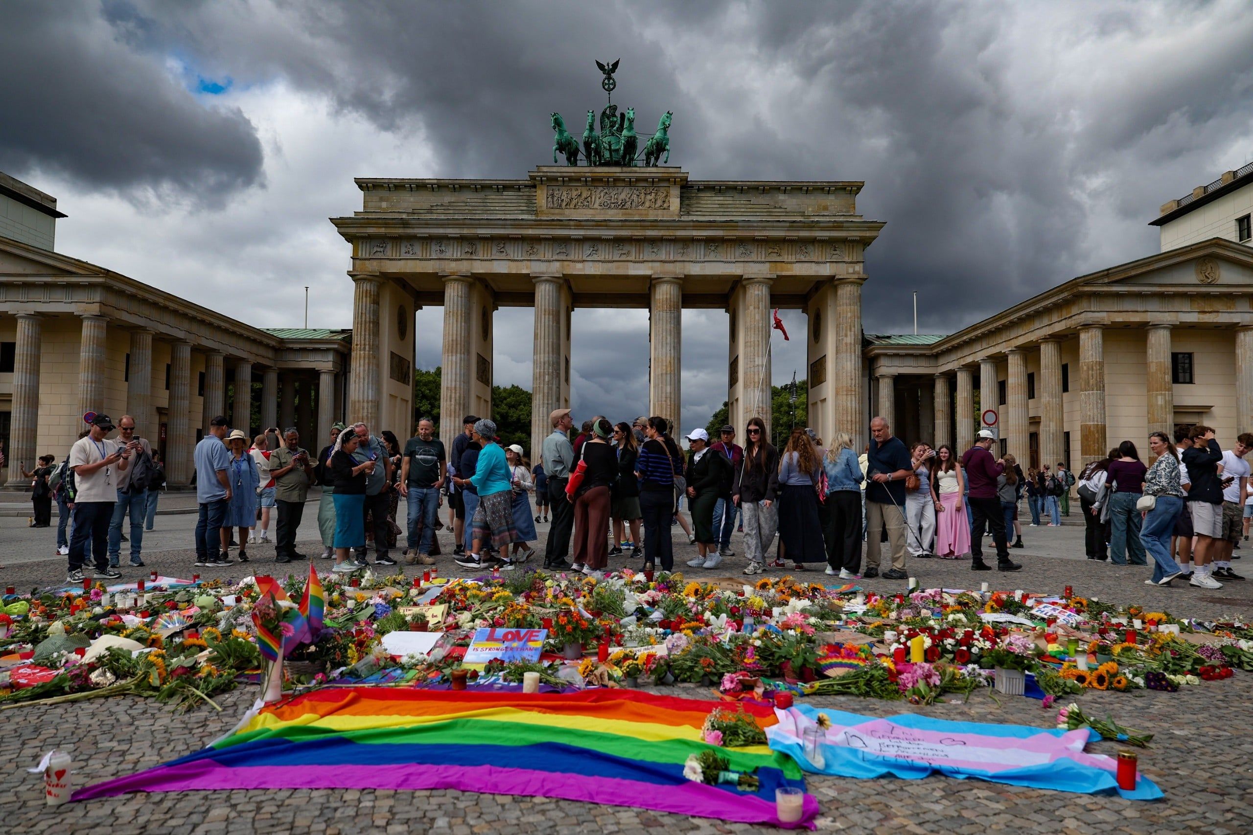 Aftermath of a deadly attack near Berlin Pride parade