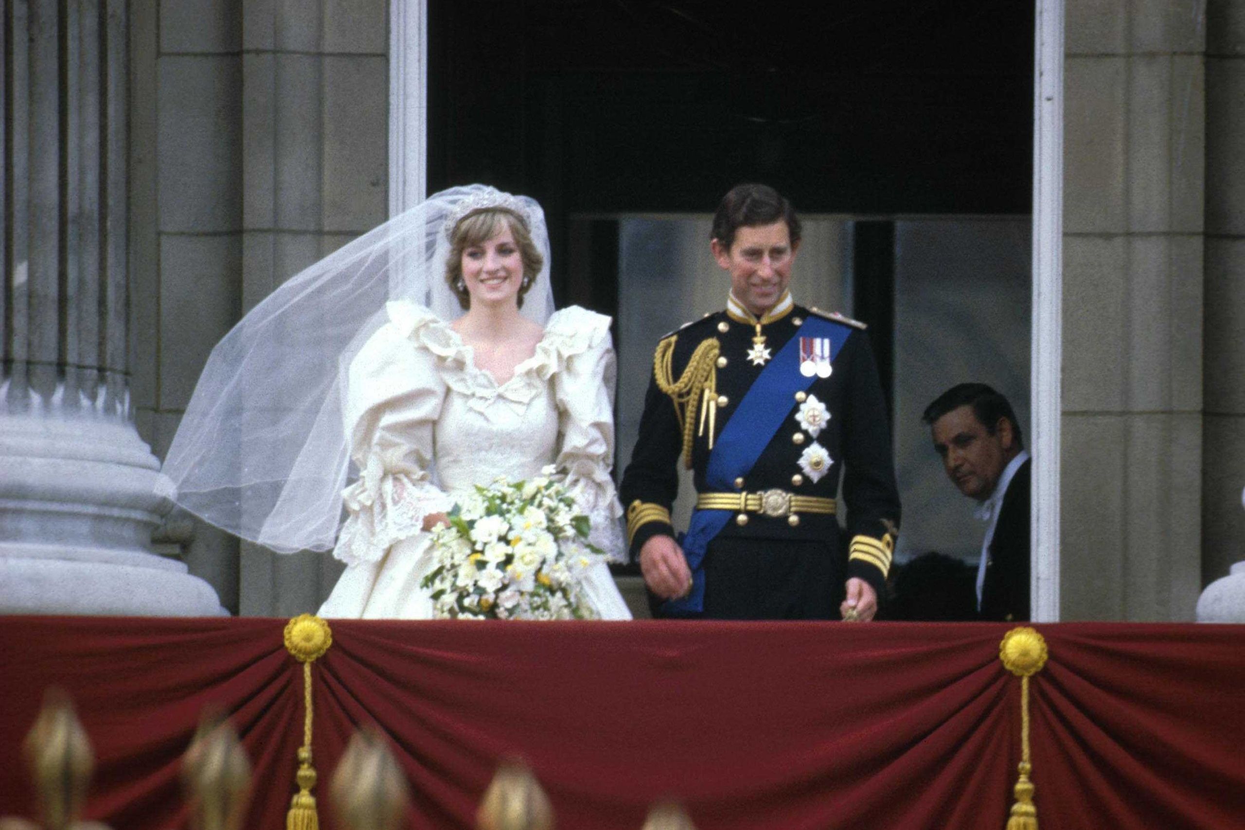 Prince Charles and Lady Diana On Wedding Day