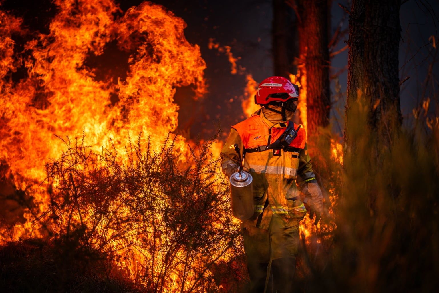Wildfires scorch 42,000 Hectares in France's Gironde Region