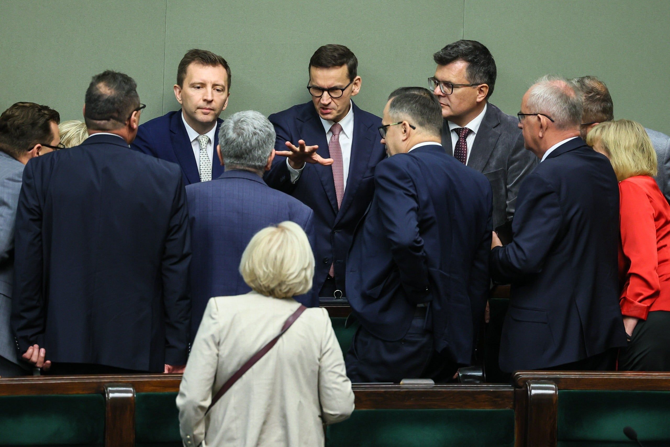 Mateusz Morawiecki, Łukasz Schreiber, Piotr Uściński