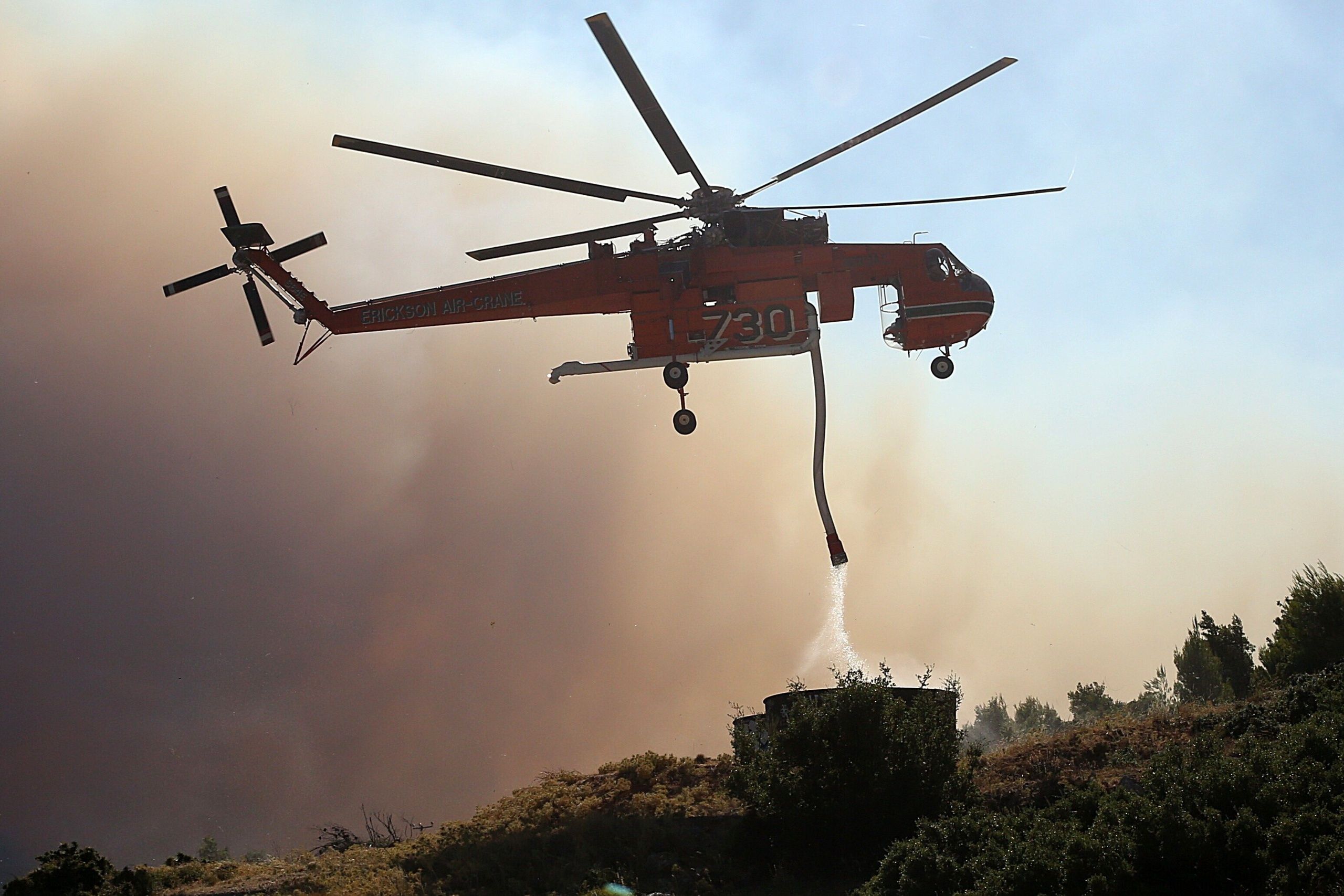 Wildfire in Greece