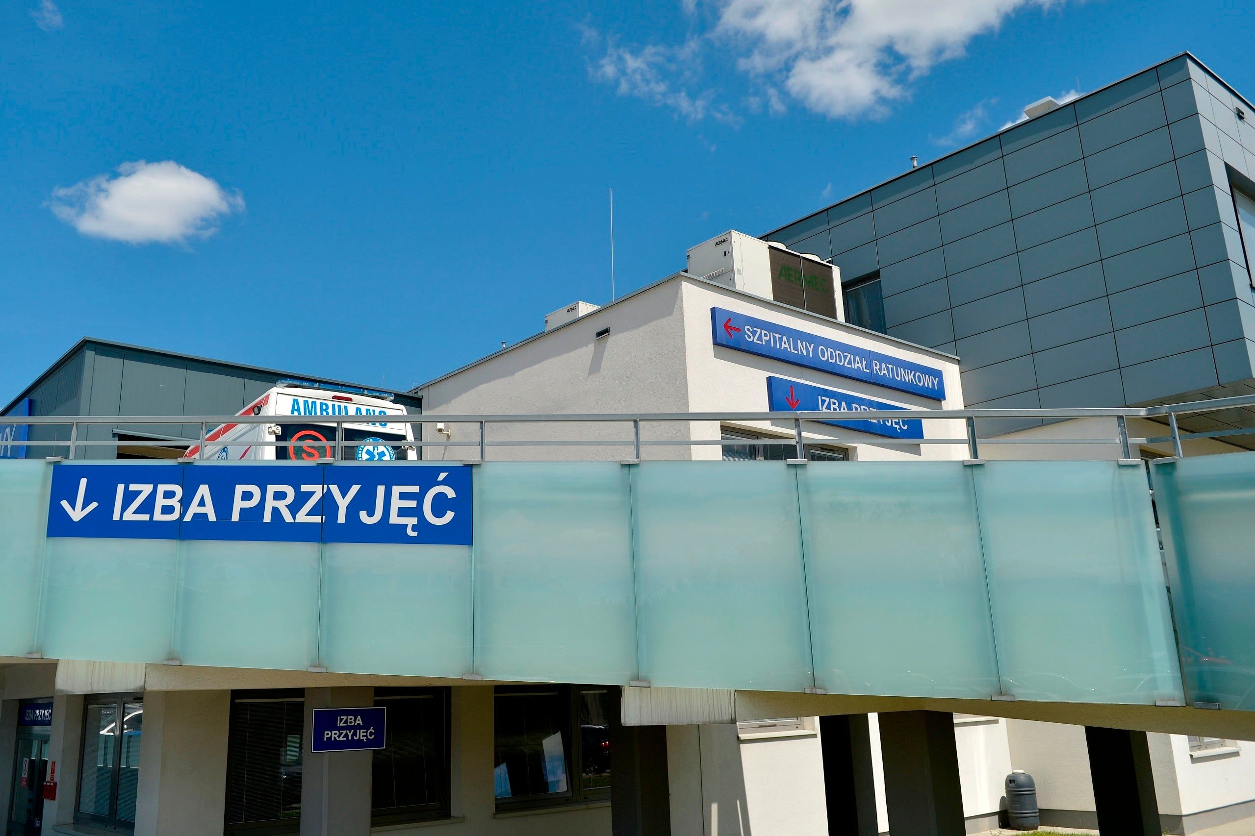 Wejście do izby przyjęć w Szpitalu Wojewódzkim nr 2 w Rzeszowie