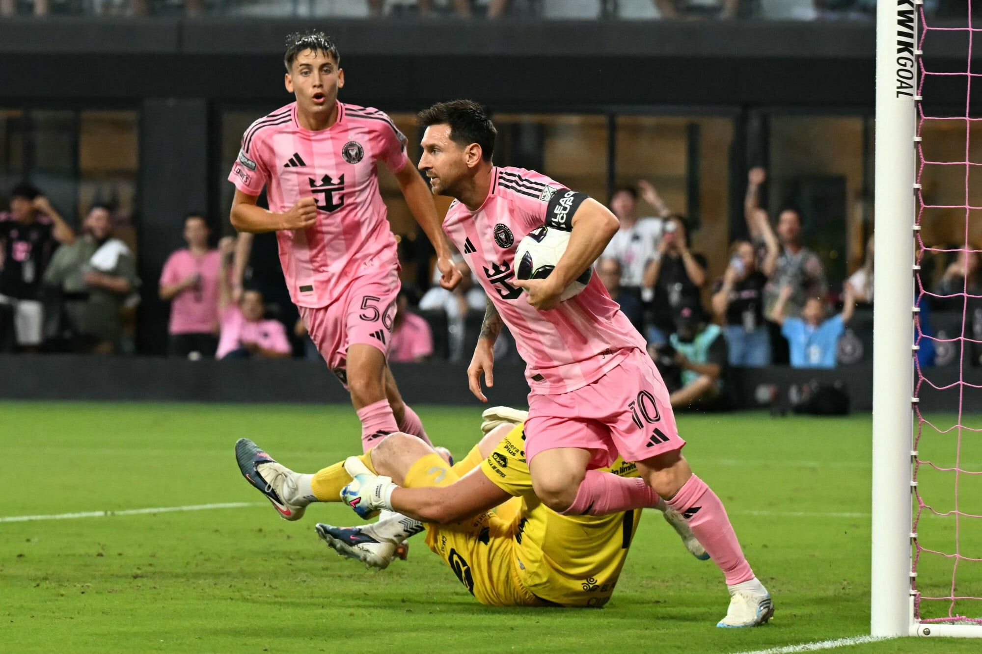 Lionel Messi podczas meczu Interu Miami