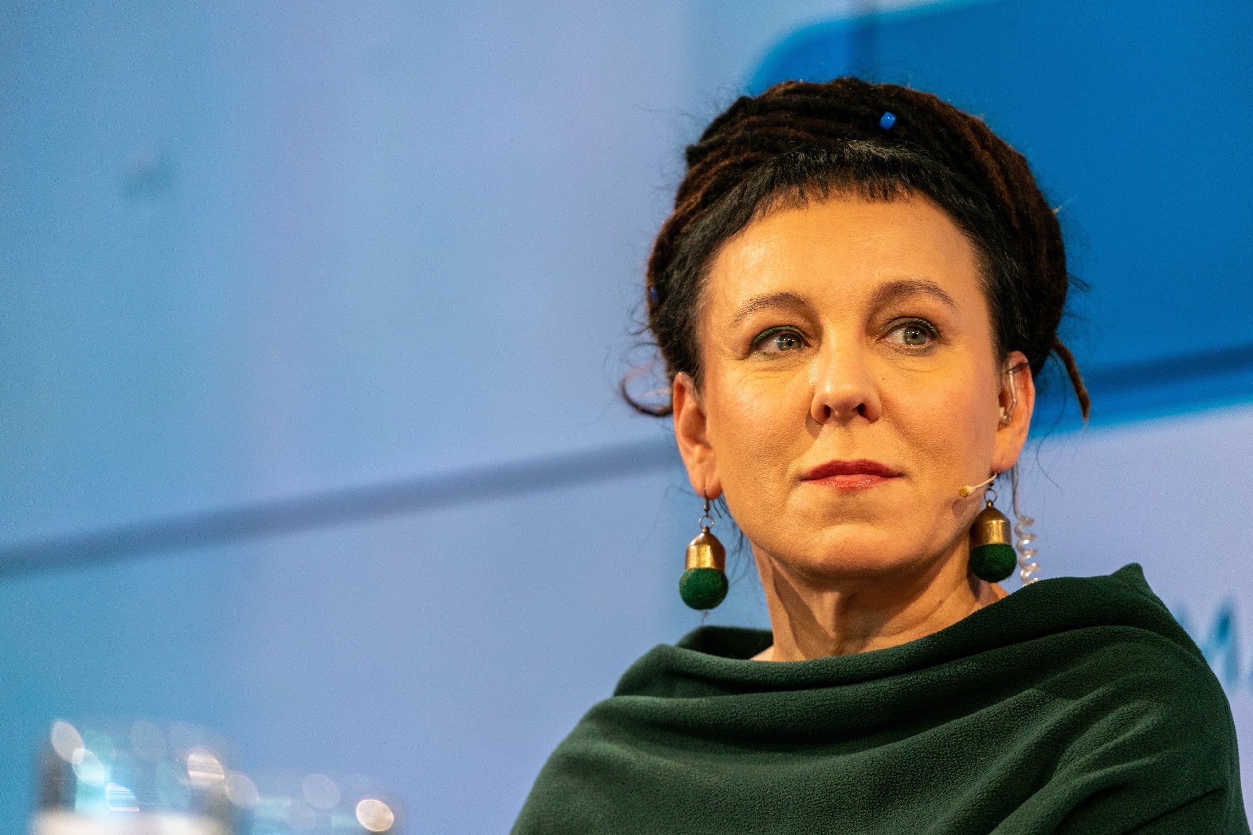 Frankfurt,Am,Main,,Germany,-,October,16,2019:,Olga,Tokarczuk