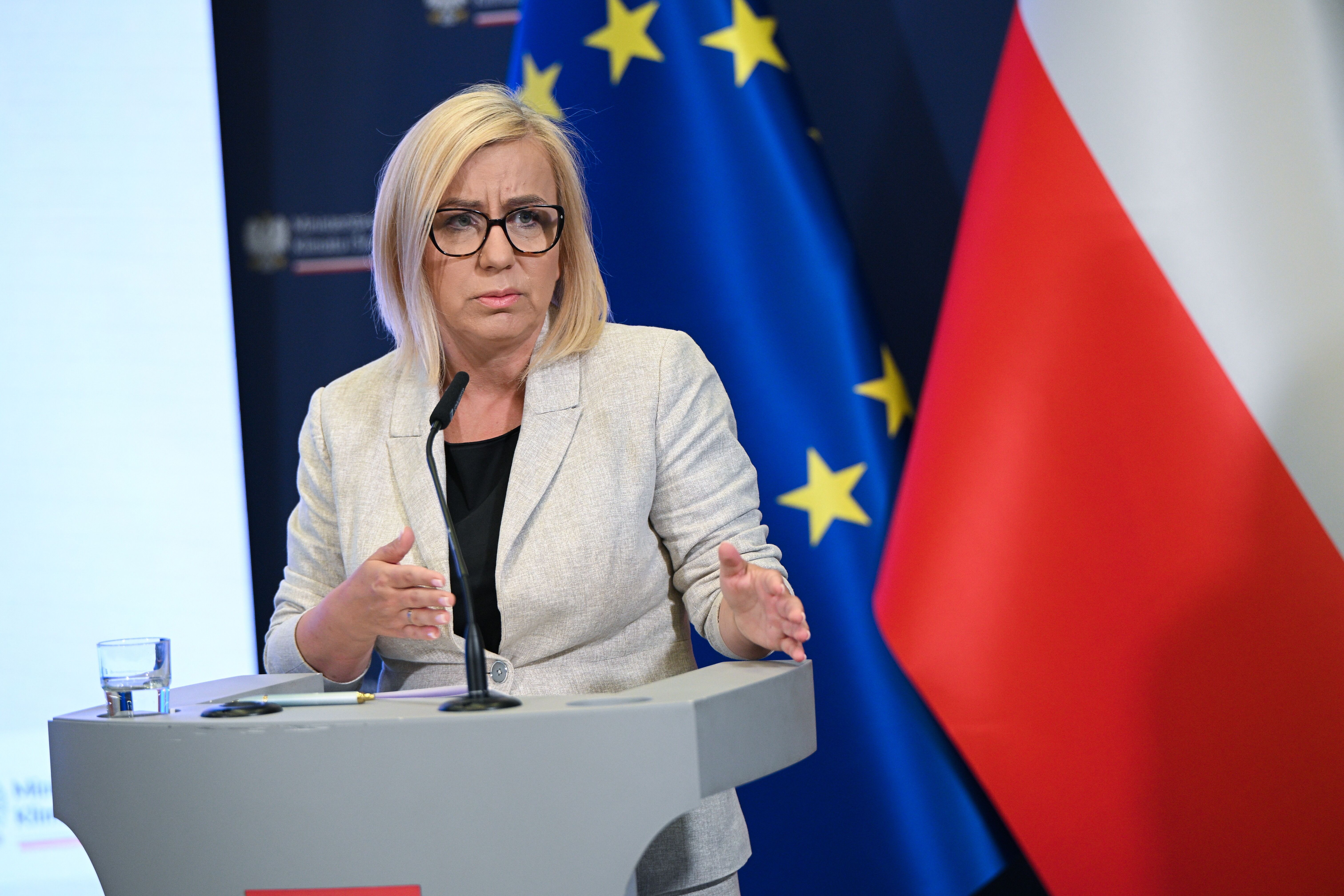 Minister klimatu i środowiska Paulina Hennig-Kloska.