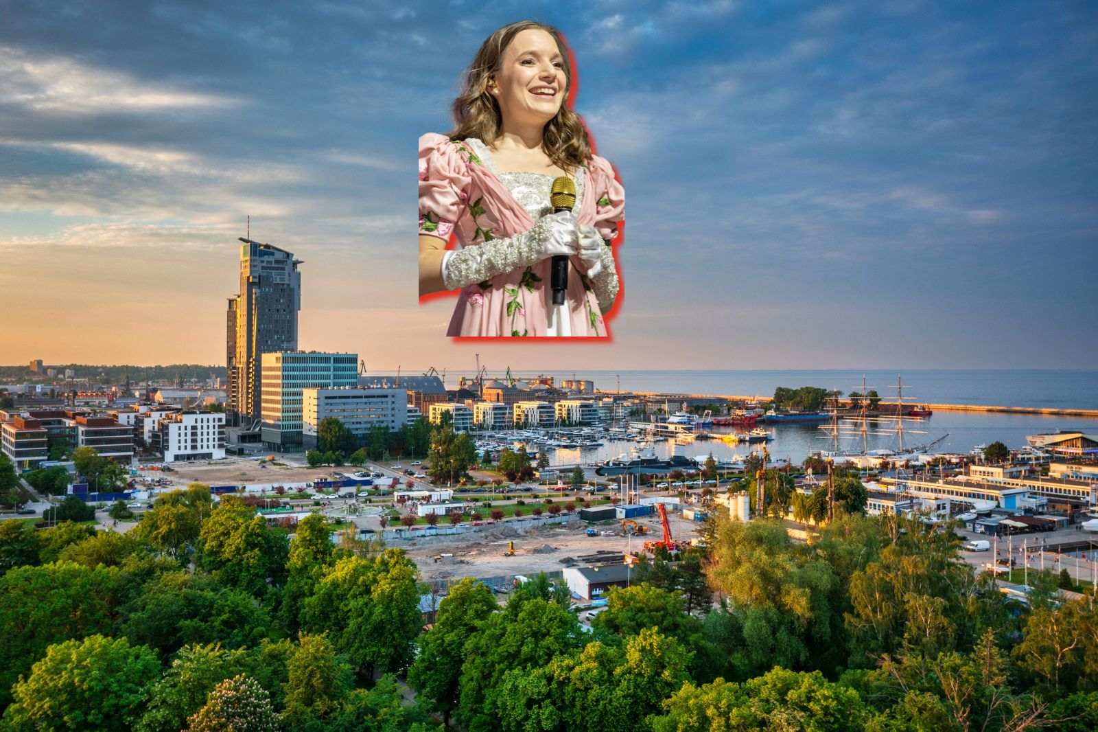 Sanah i panorama Gdyni