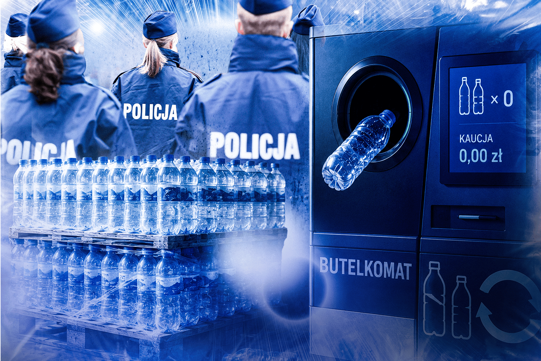 Małopolska policja zamawia wodę bez kaucji. Podobnie robią setki firm i instytucji w kraju