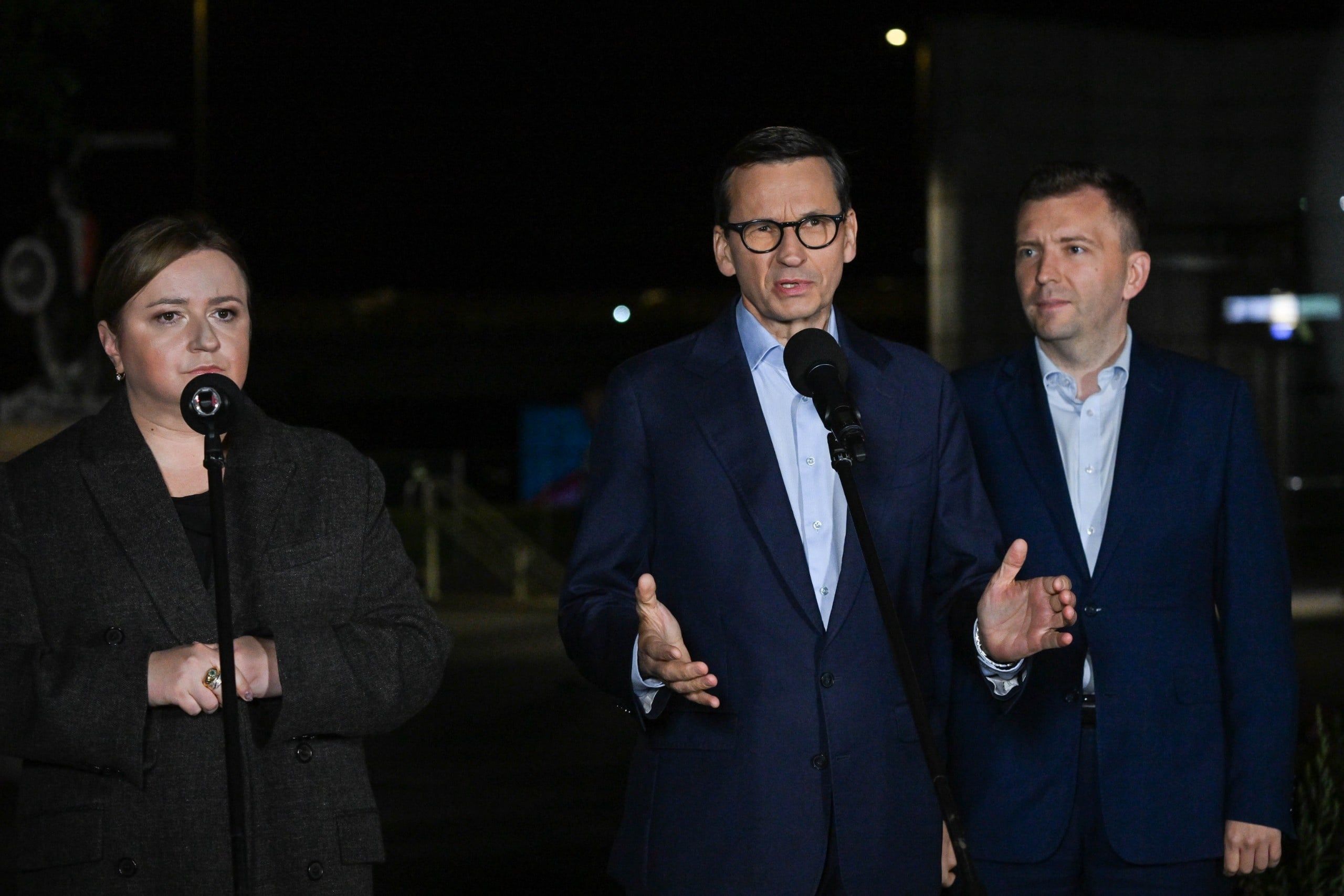 Mateusz Morawiecki, Olga Semeniuk, Łukasz Schreiber