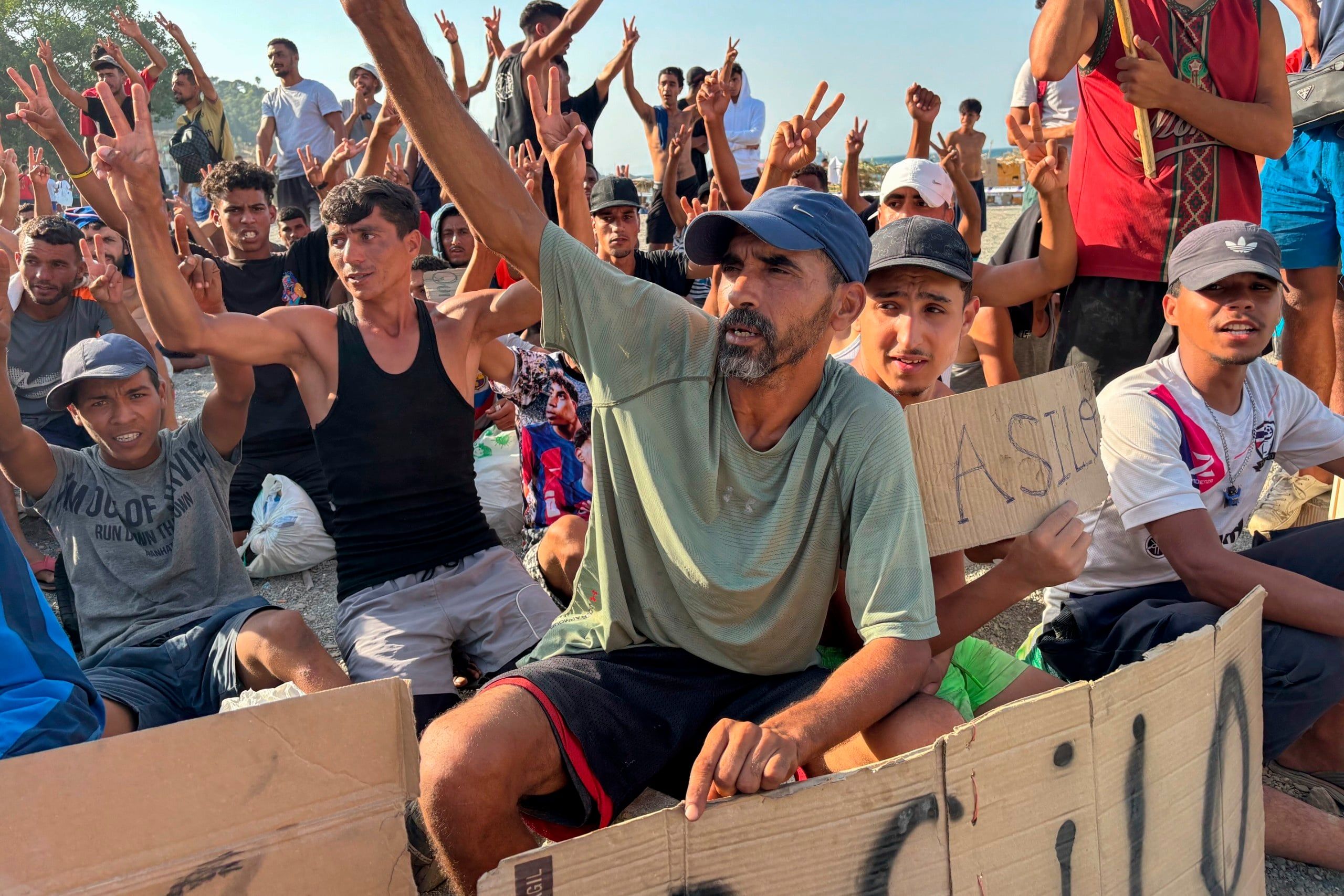 Migrants launch hunger strike demanding asylum in Ceuta