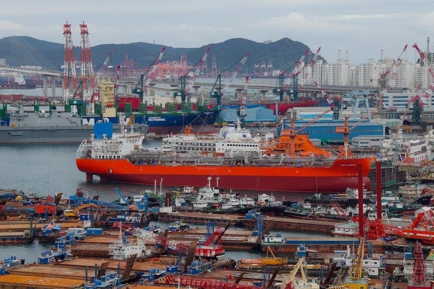 Busan,,South,Korea,-,October,9,,2025,-,Industrial,Harbor