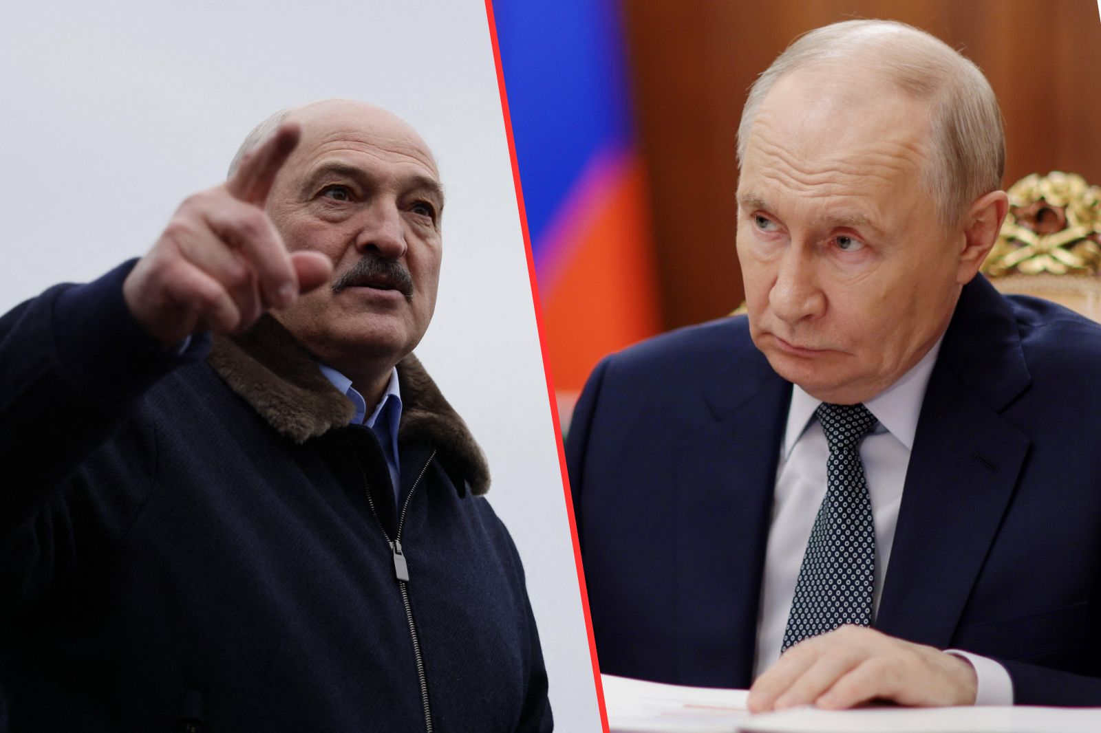 Alaksandr Łukaszenka i Władimir Putin