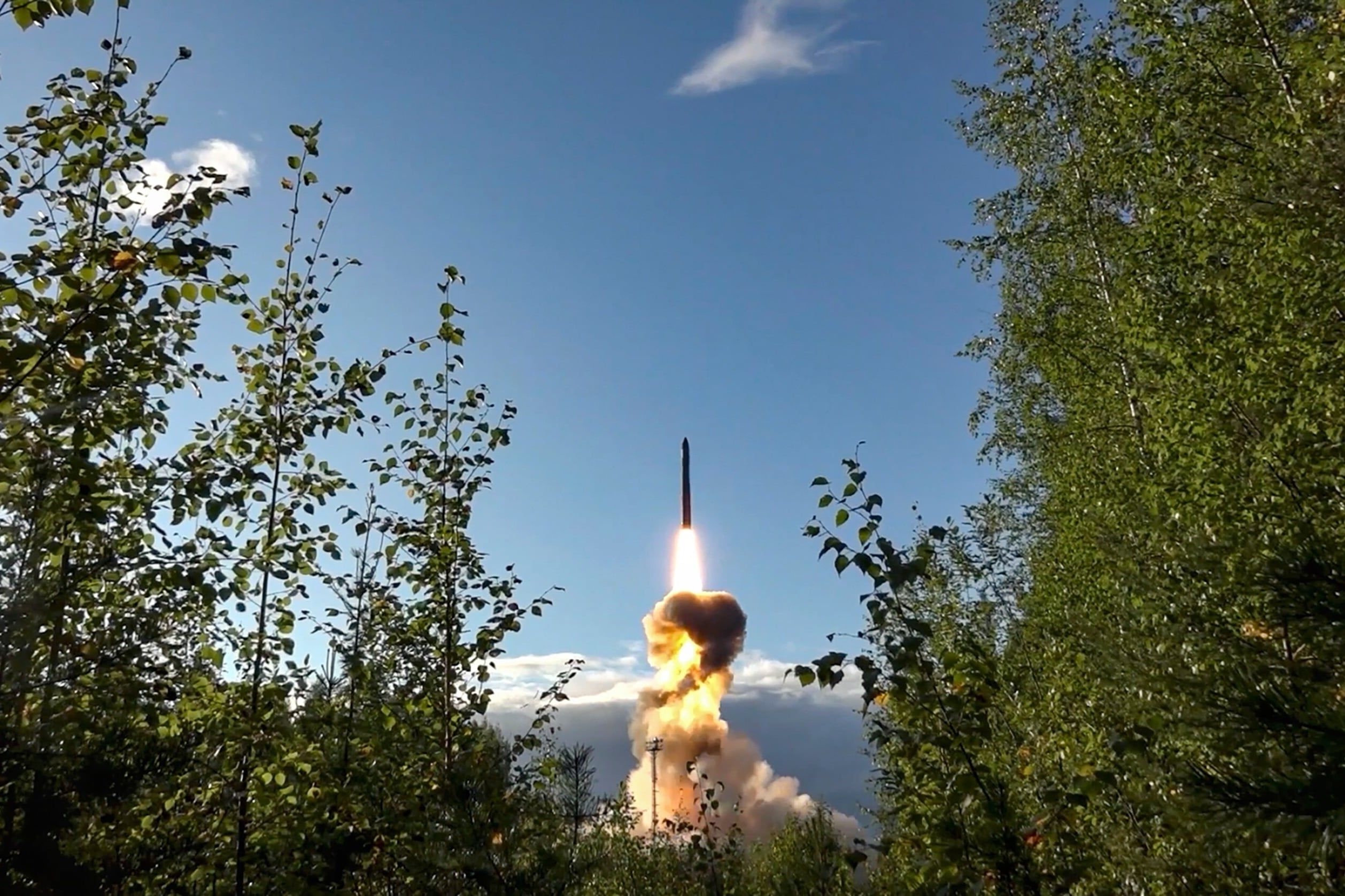 Russia conducts test launch of intercontinental ballistic missile