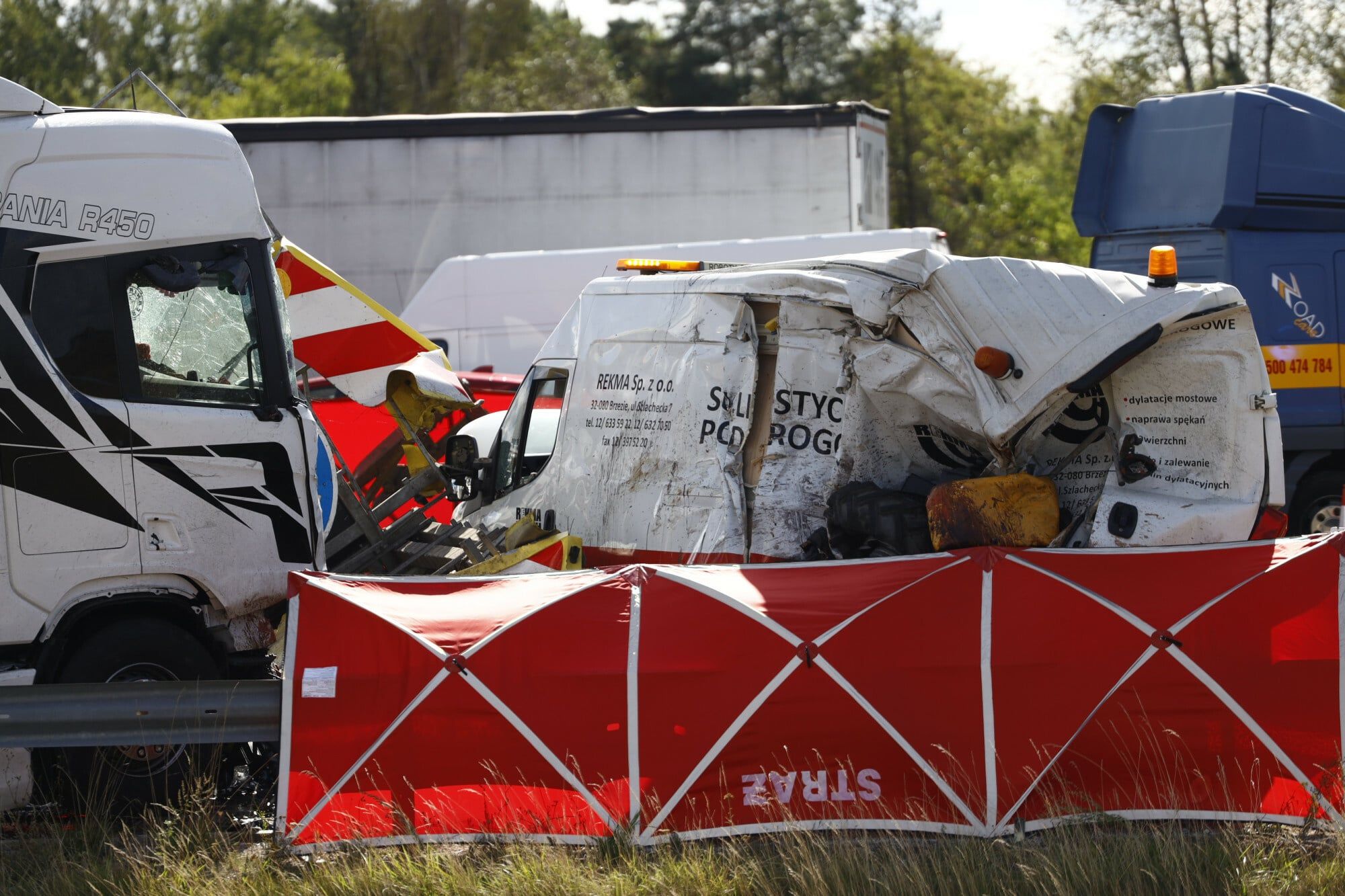 Tragiczny wypadek na autostradzie A1 pod Mykanowem