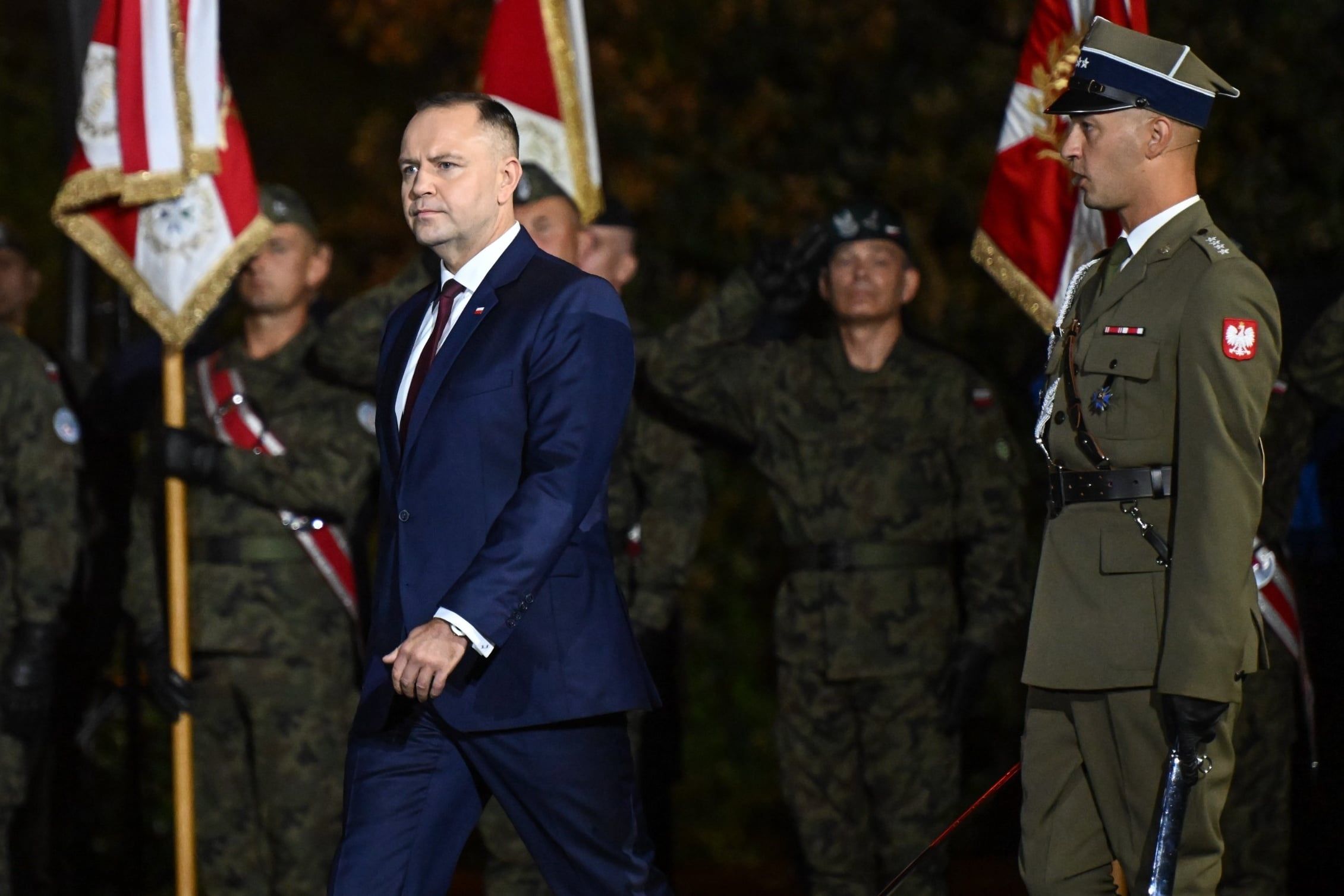 Nie reparacje, a inwestycja w bezpieczeństwo. Co naprawdę Nawrocki zaproponował na Westerplatte?