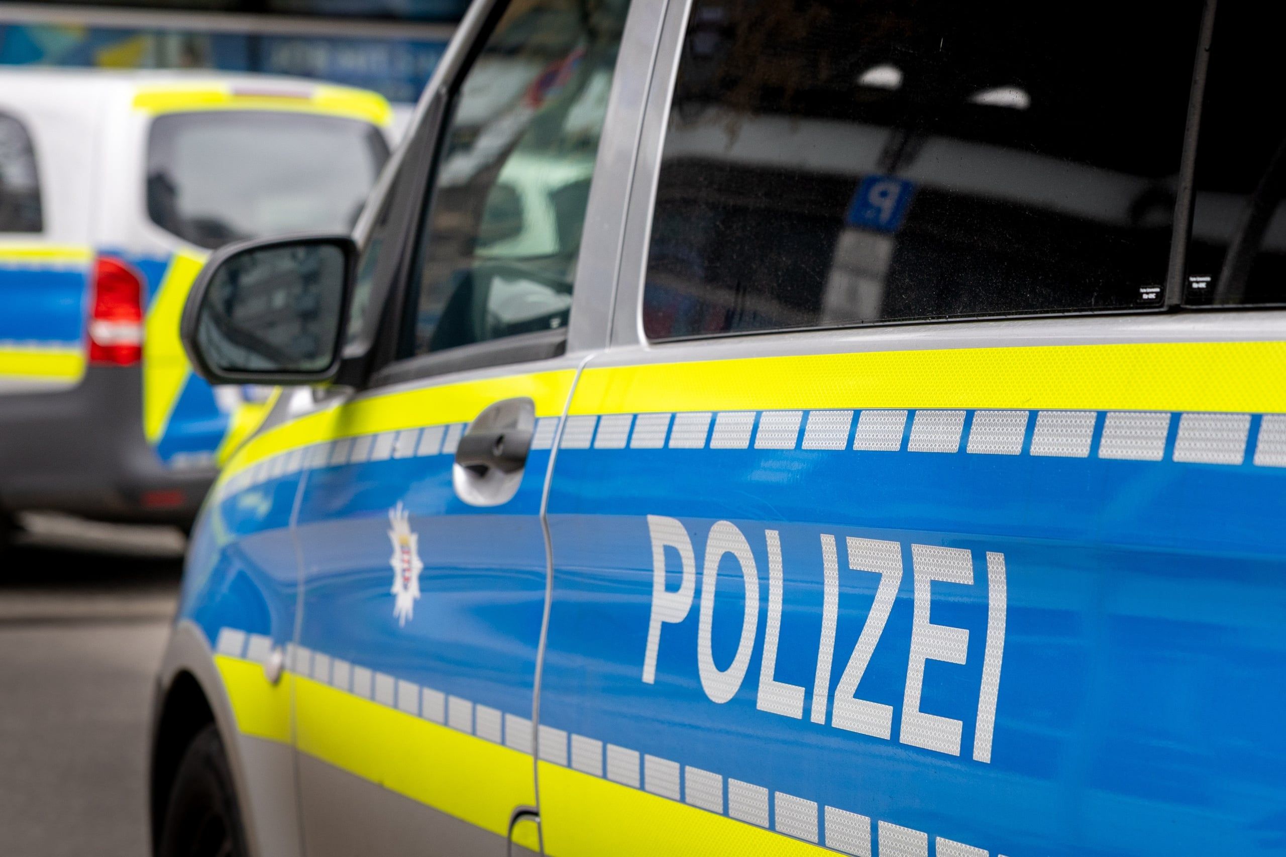 Frankfurt,,Hessen,,Germany,-,November,,19,,2025:,German,Police,Car
