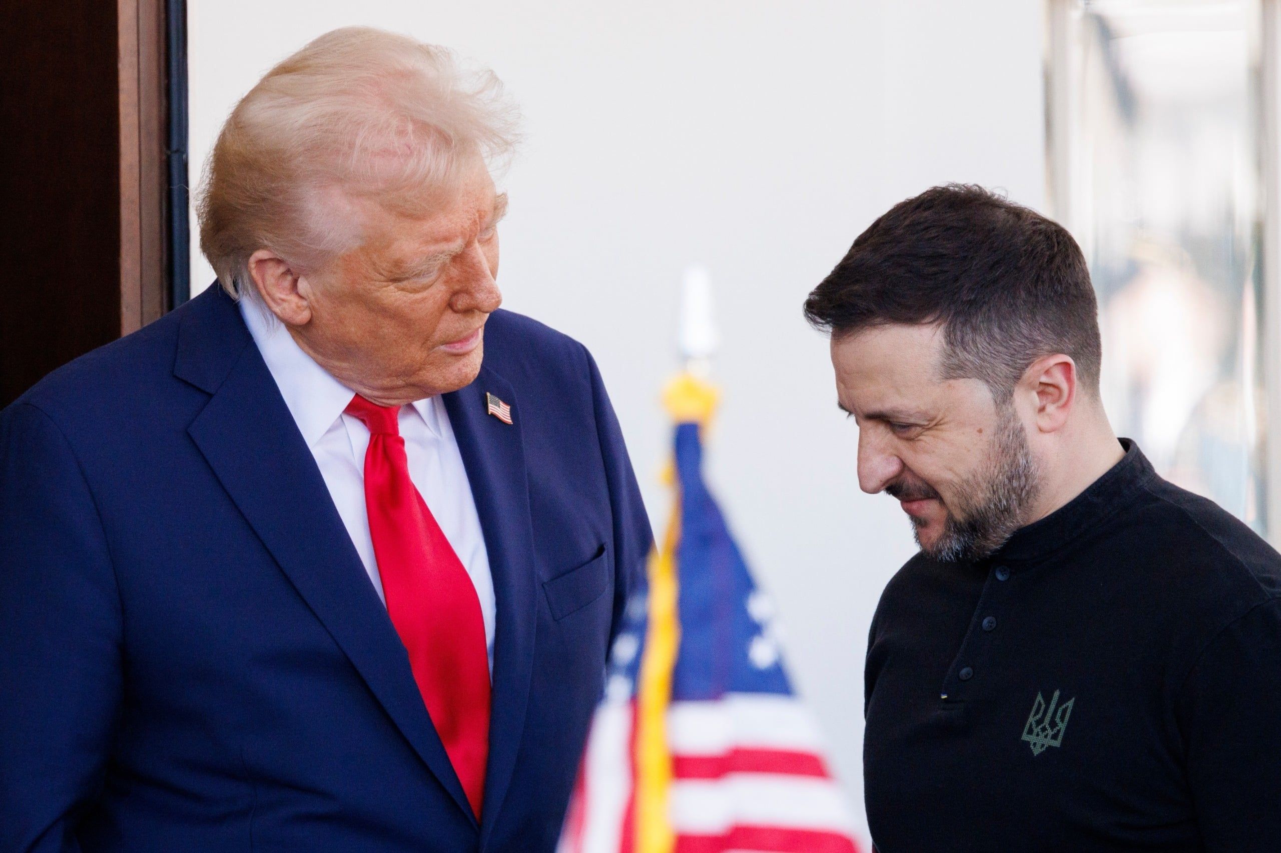 Donald Trump i Wołodymyr Zełenski