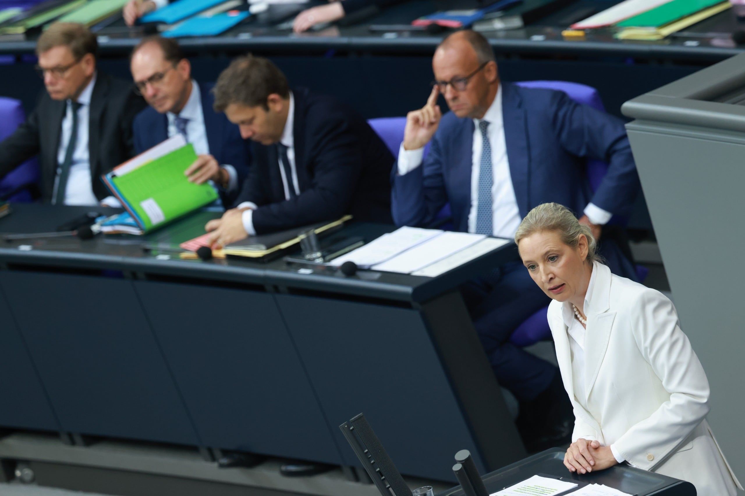 Budget debate at German parliament