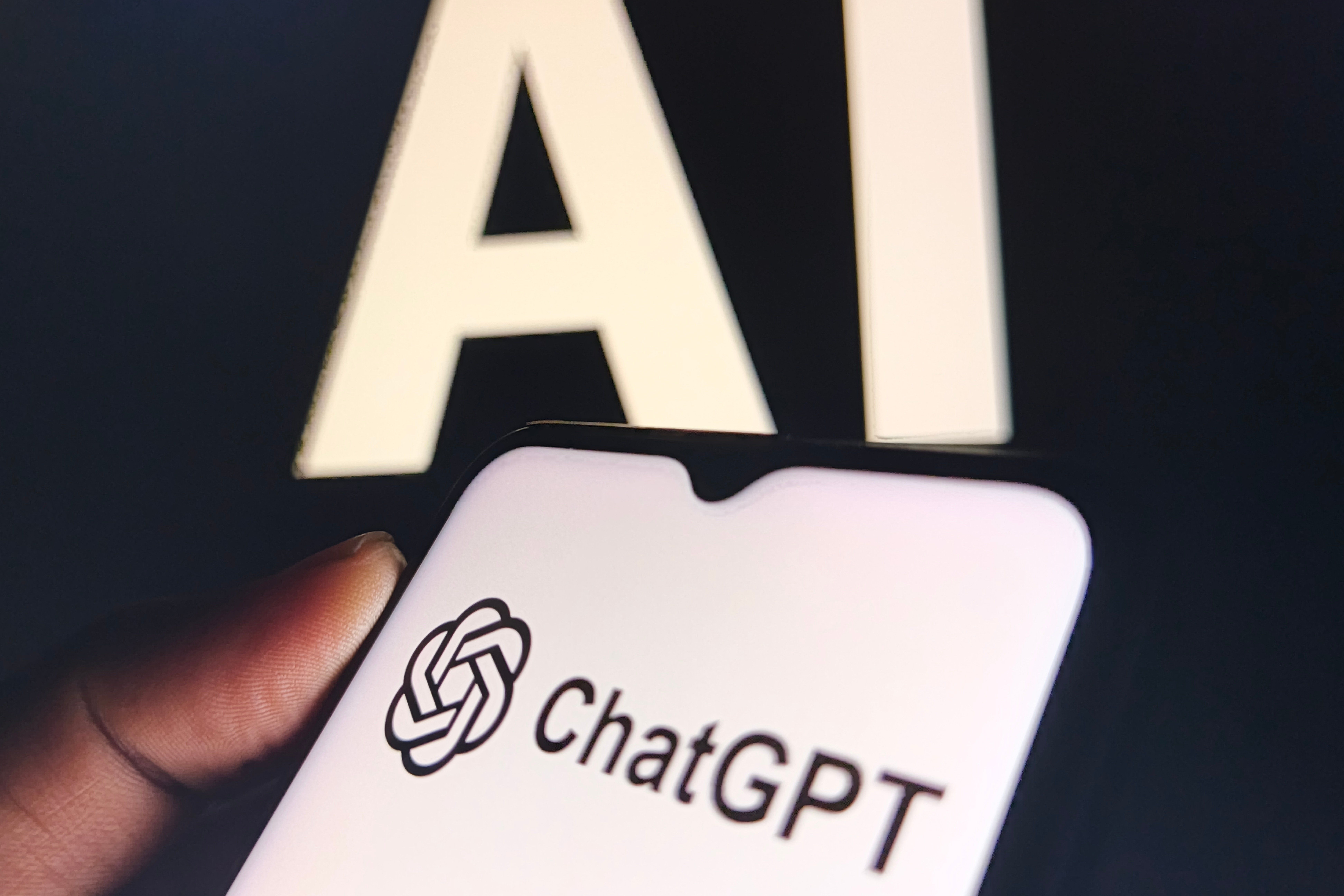 Closeup,Of,A,Smartphone,Displaying,The,Chatgpt,Logo,And,The