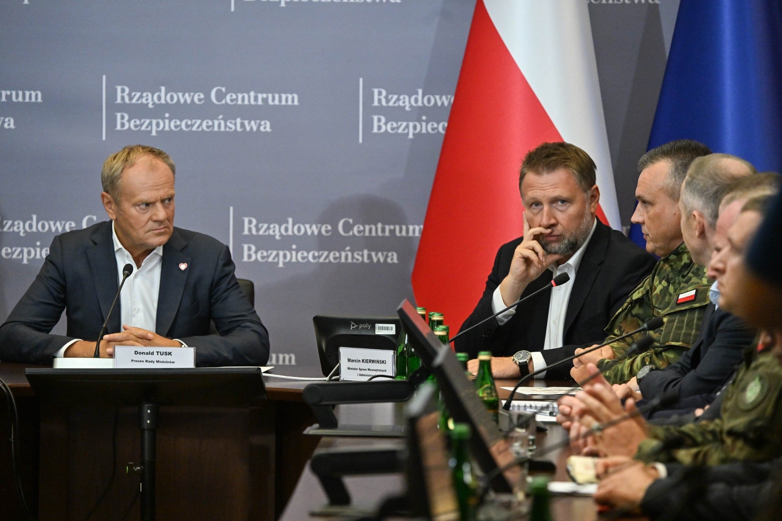 Donald Tusk, Marcin Kierwiński, Robert Bagan