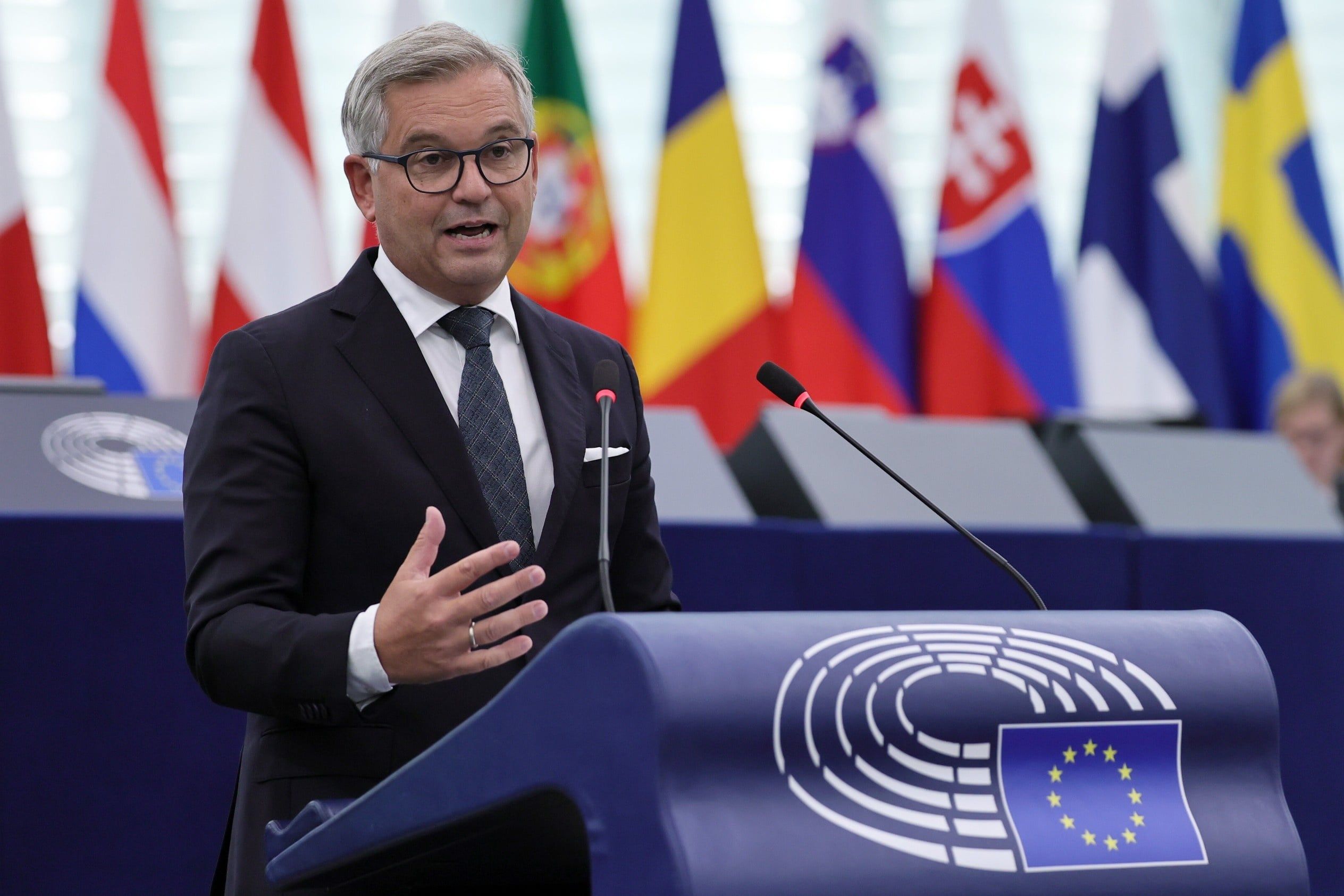European Parliament session in Strasbourg