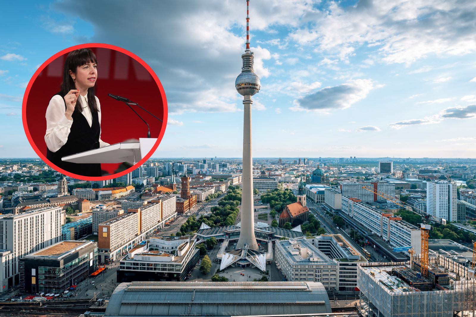 Elif Eralp na tle Berlina