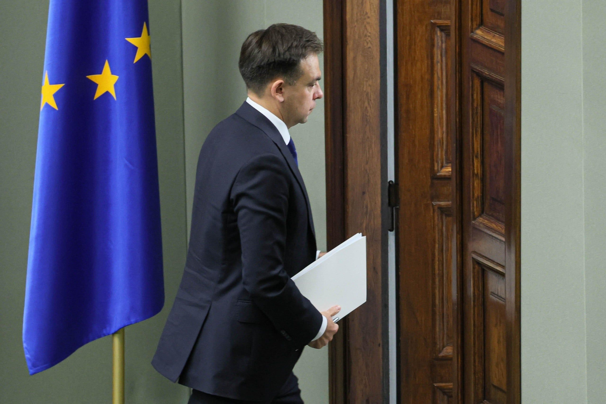 Minister finansów i gospodarki Andrzej Domański