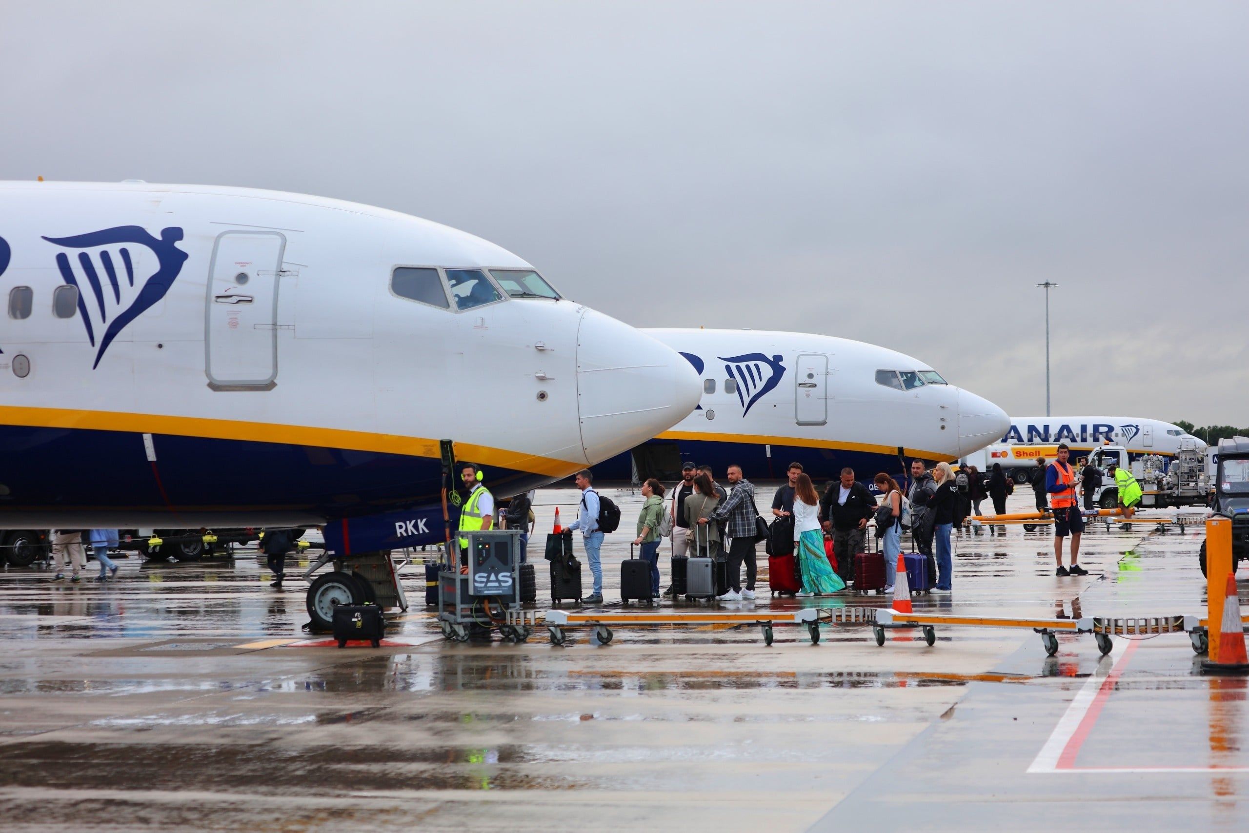 London,,Uk,-,July,9,,2024:,People,Board,Ryanair,Low