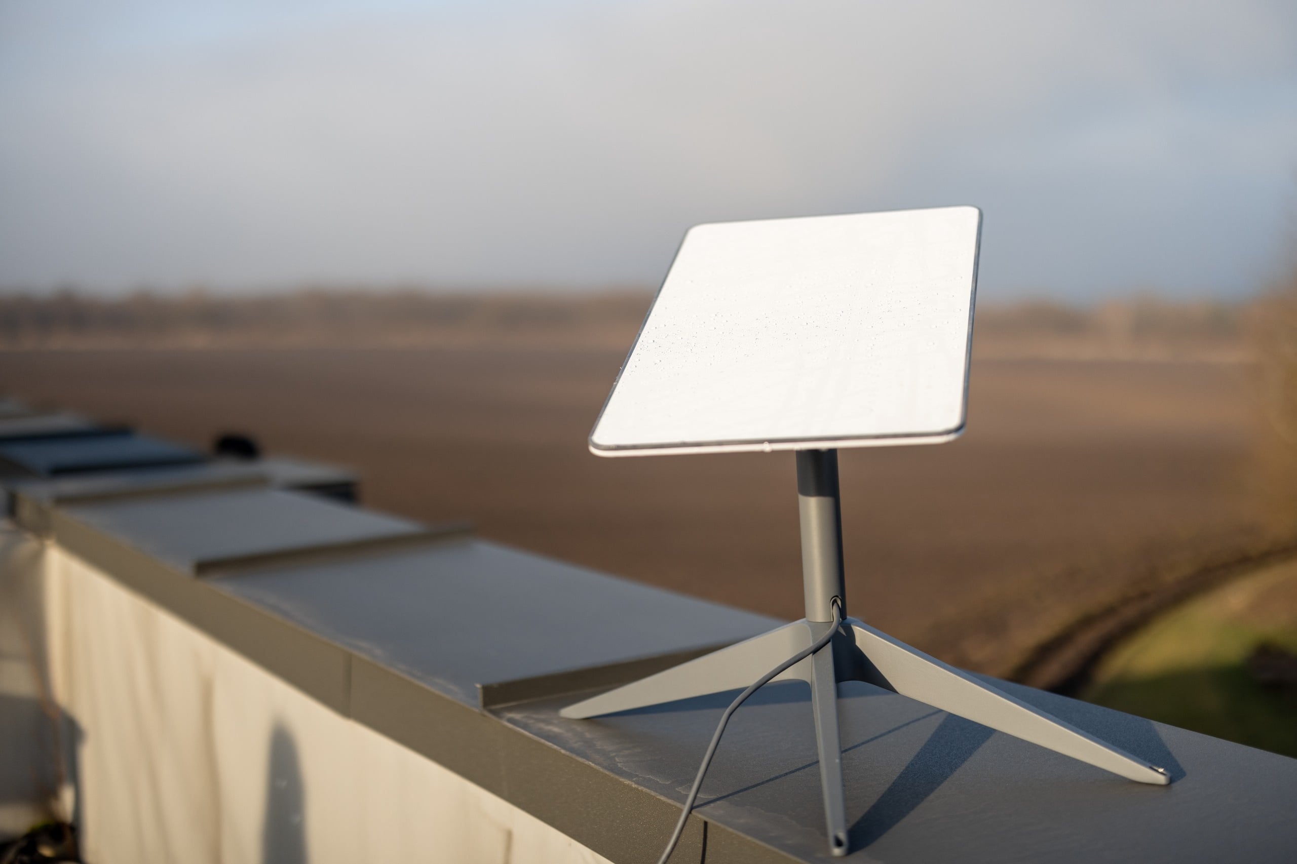 Lviv,,Ukraine,-,January,,2023:,Starlink,Satellite,Dish,,Internet,Constellation