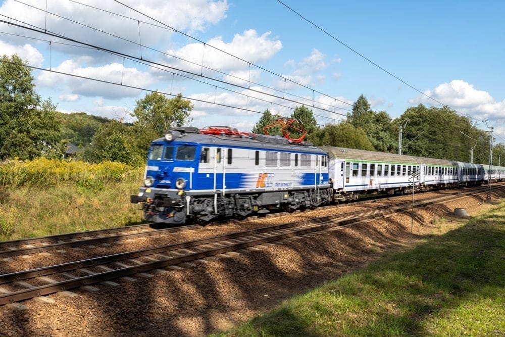 Dulowa,,Poland,-,September,19,,2025:,Pkp,Intercity,Train