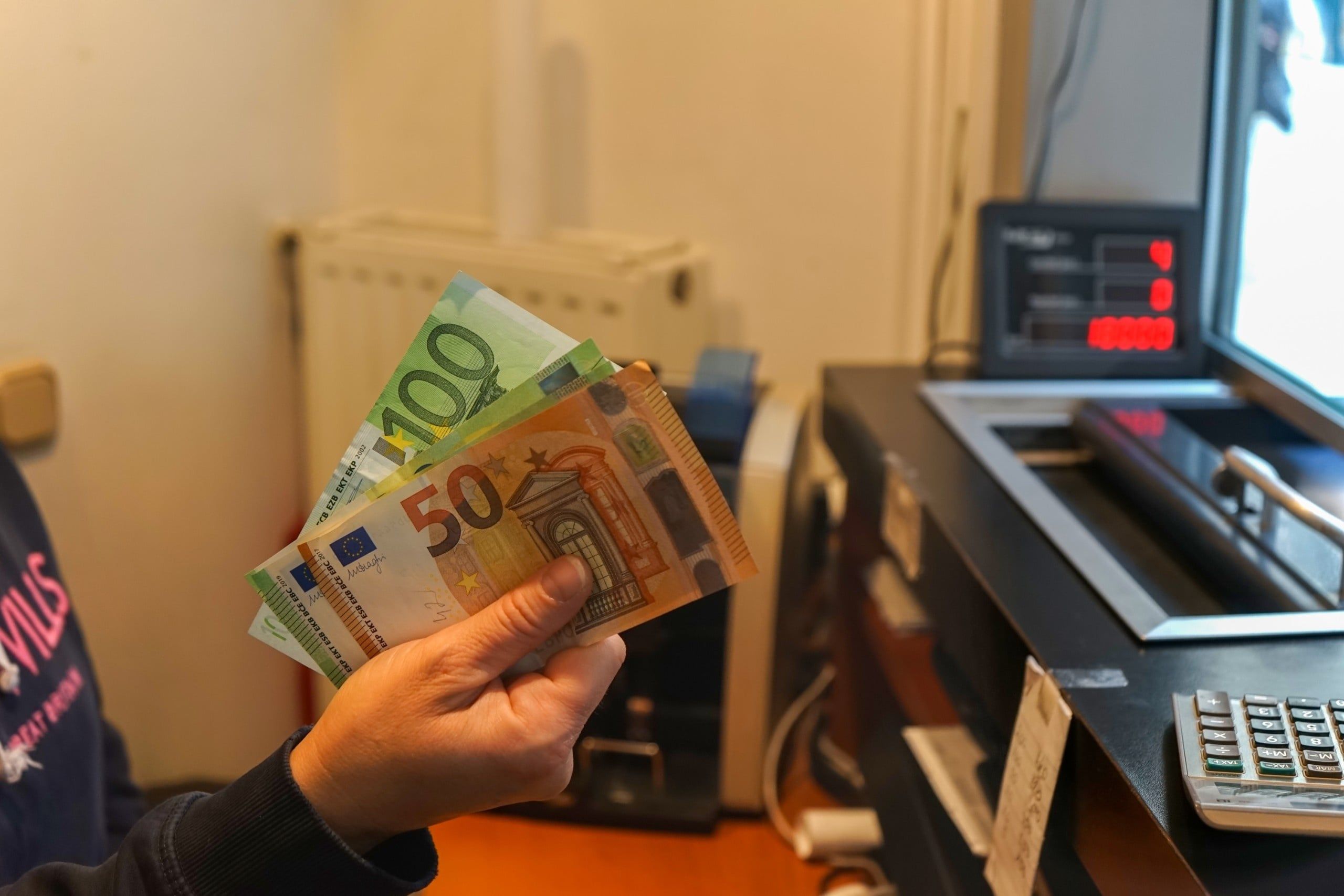 Budapest,,Hungary,-,March,18.,2026.,Euro,Banknotes,Held,By