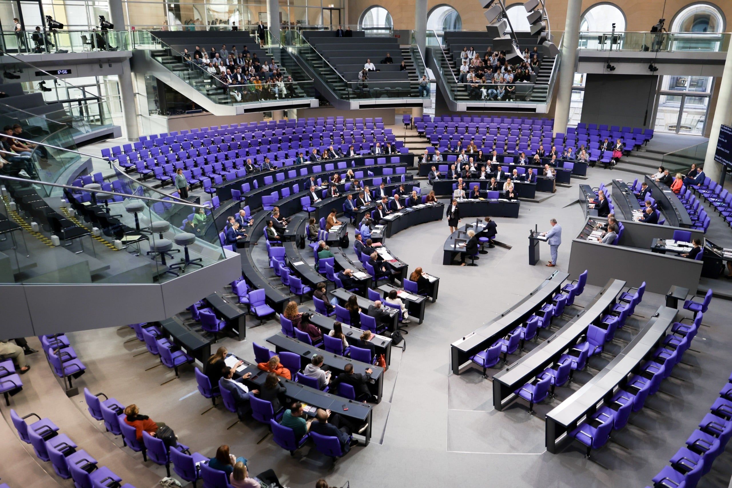 Plenary session of German Parliament Bundestag