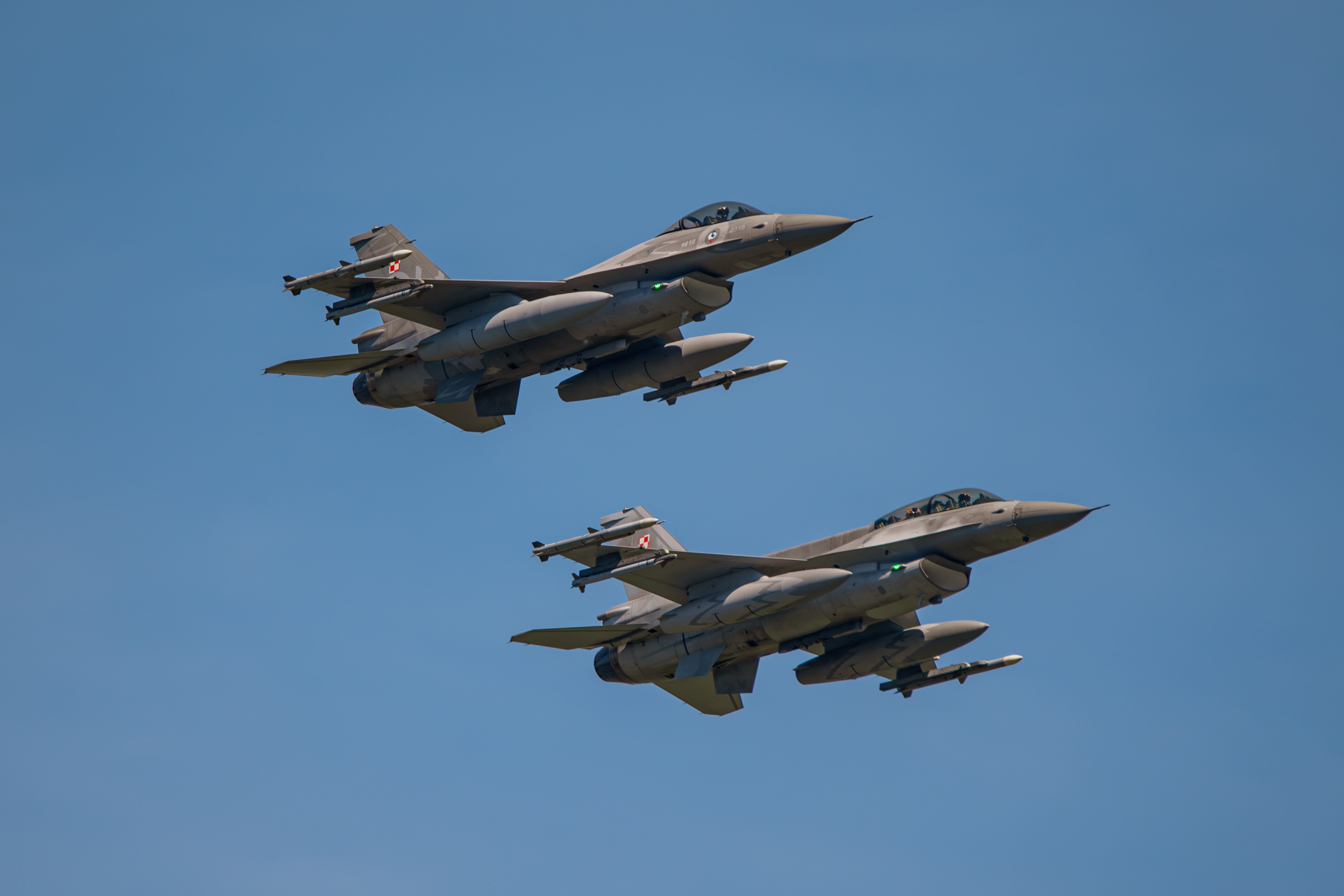 Warsaw,,Poland,-,August,15,,2026:,Polish,Air,Force,F-16c