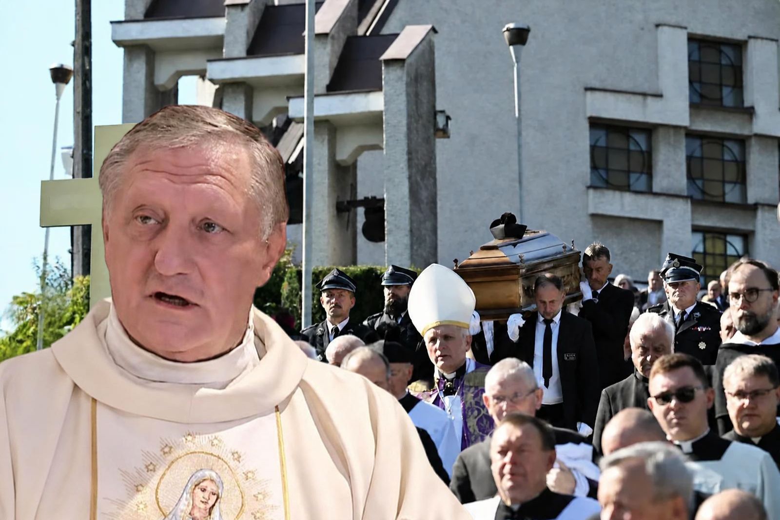 Ostatnie pożegnanie księdza, który zginął w ataku w Jarosławiu