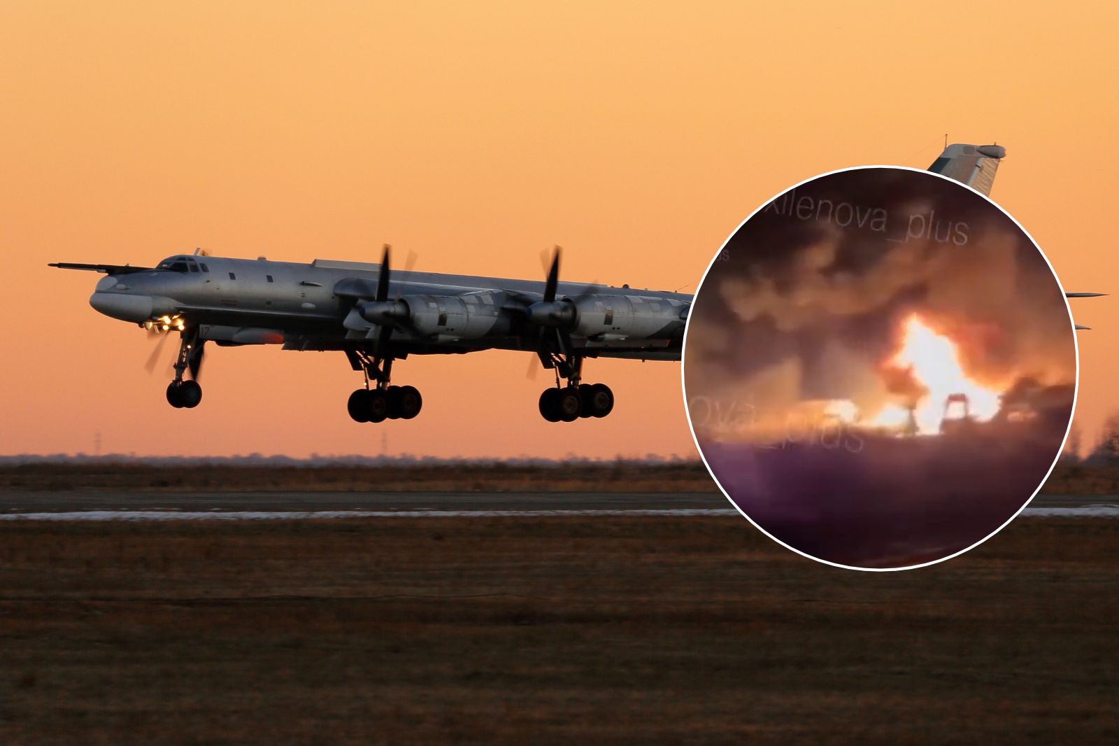 Rozbił się rosyjski bombowiec Tu-95MS. Zginęło sześciu lotników
