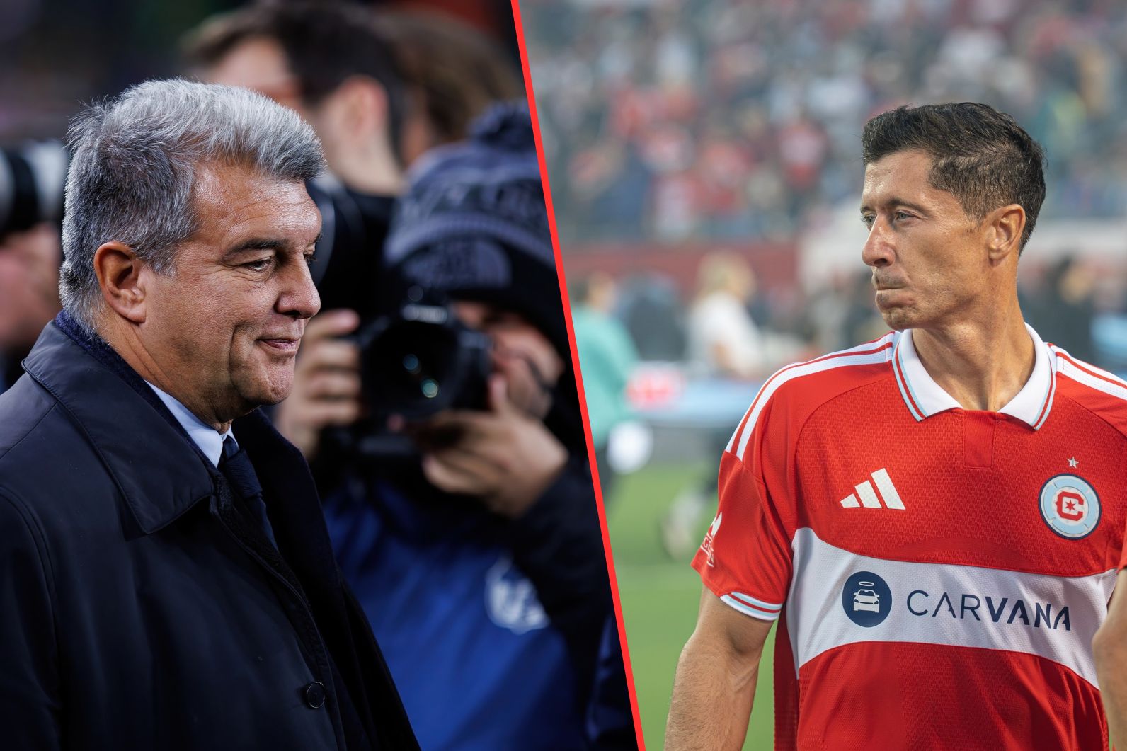Joan Laporta i Robert Lewandowski