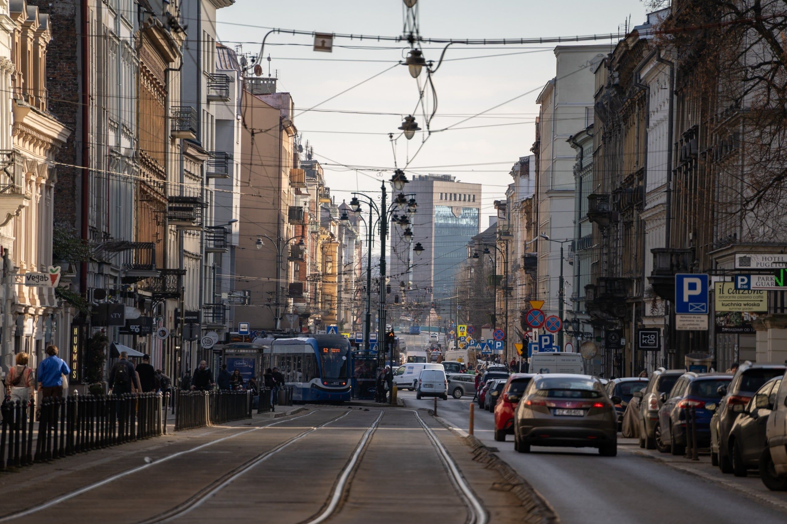 Krakow,,Poland,-,February,15,,2024:,Starowi?lna,Street,In,Kraków.