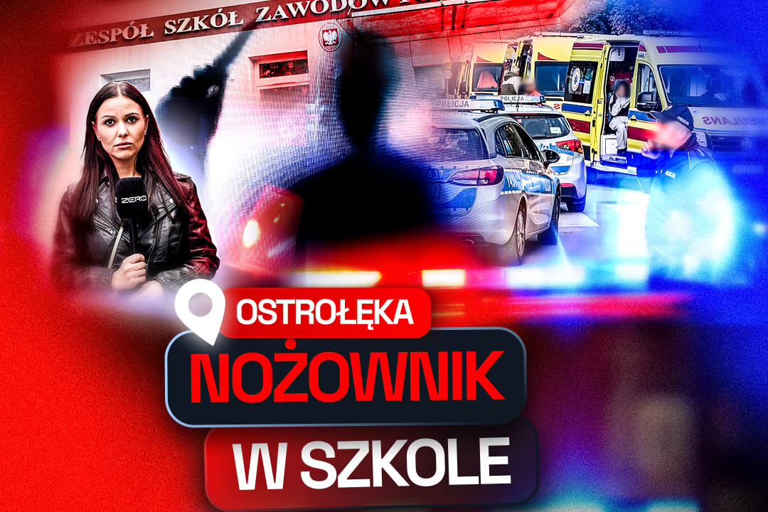 Atak nożownika w Ostrołęce. Materiał Moniki Krześniak