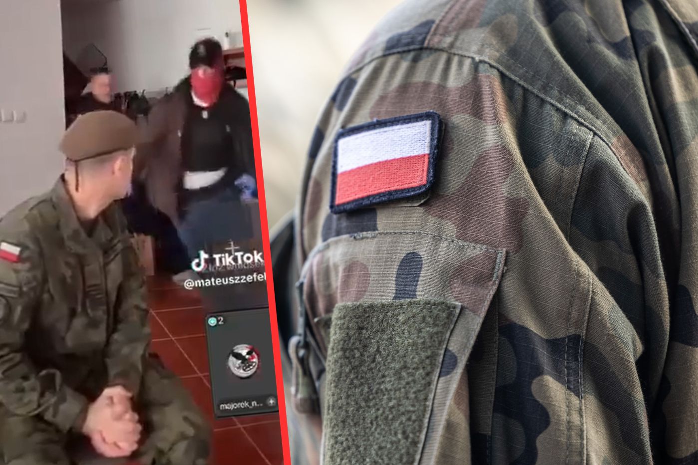 Nalot u żołnierza WOT na żywo na Tiktoku. Wiemy, co z zatrzymanym
