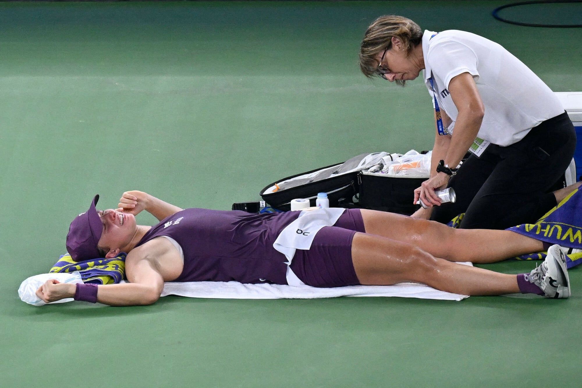 Mecz Iga ?wi?tek - Maja Chwali?ska w pó?finale turnieju WTA 1000 w Wuhan