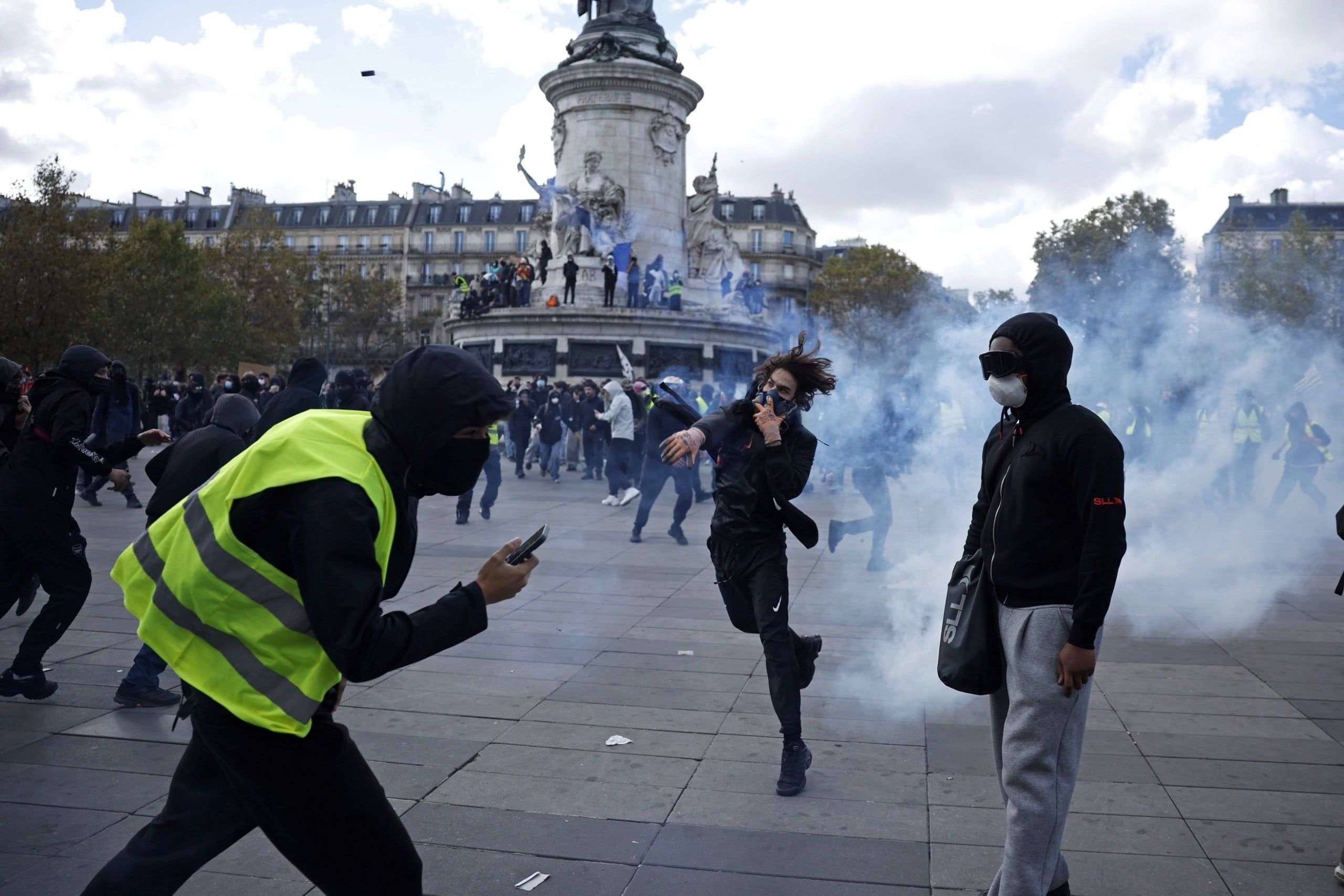 Nationwide protest against the high cost of living in France