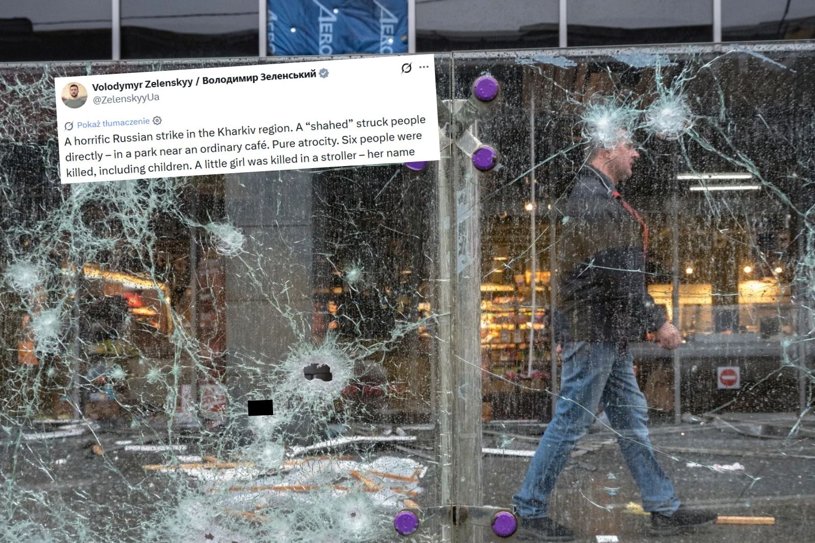 Zełenski o ofiarach ataków Rosji. Opublikował dramatyczne zdjęcia dzieci